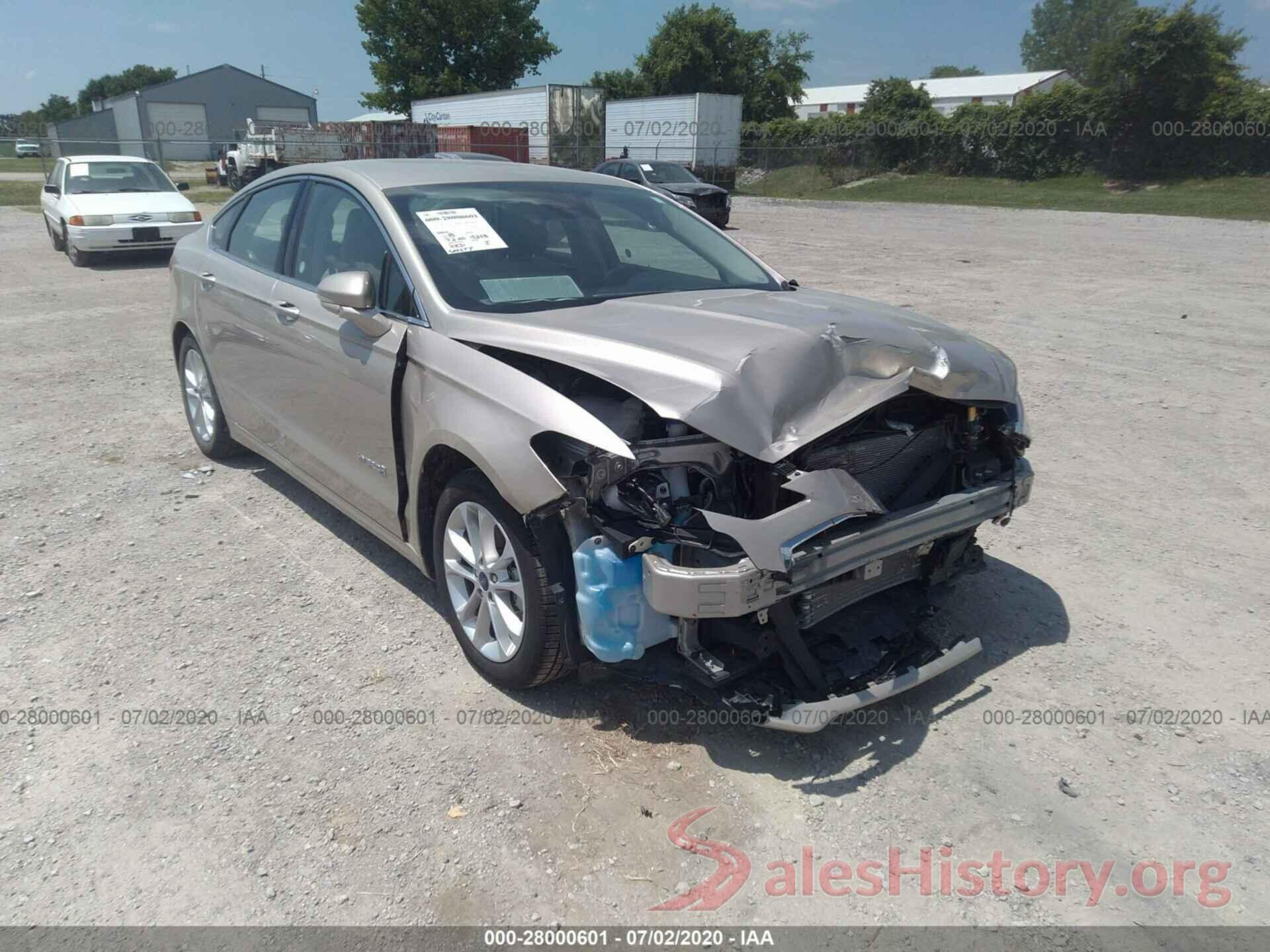 3FA6P0MU5KR233299 2019 FORD FUSION