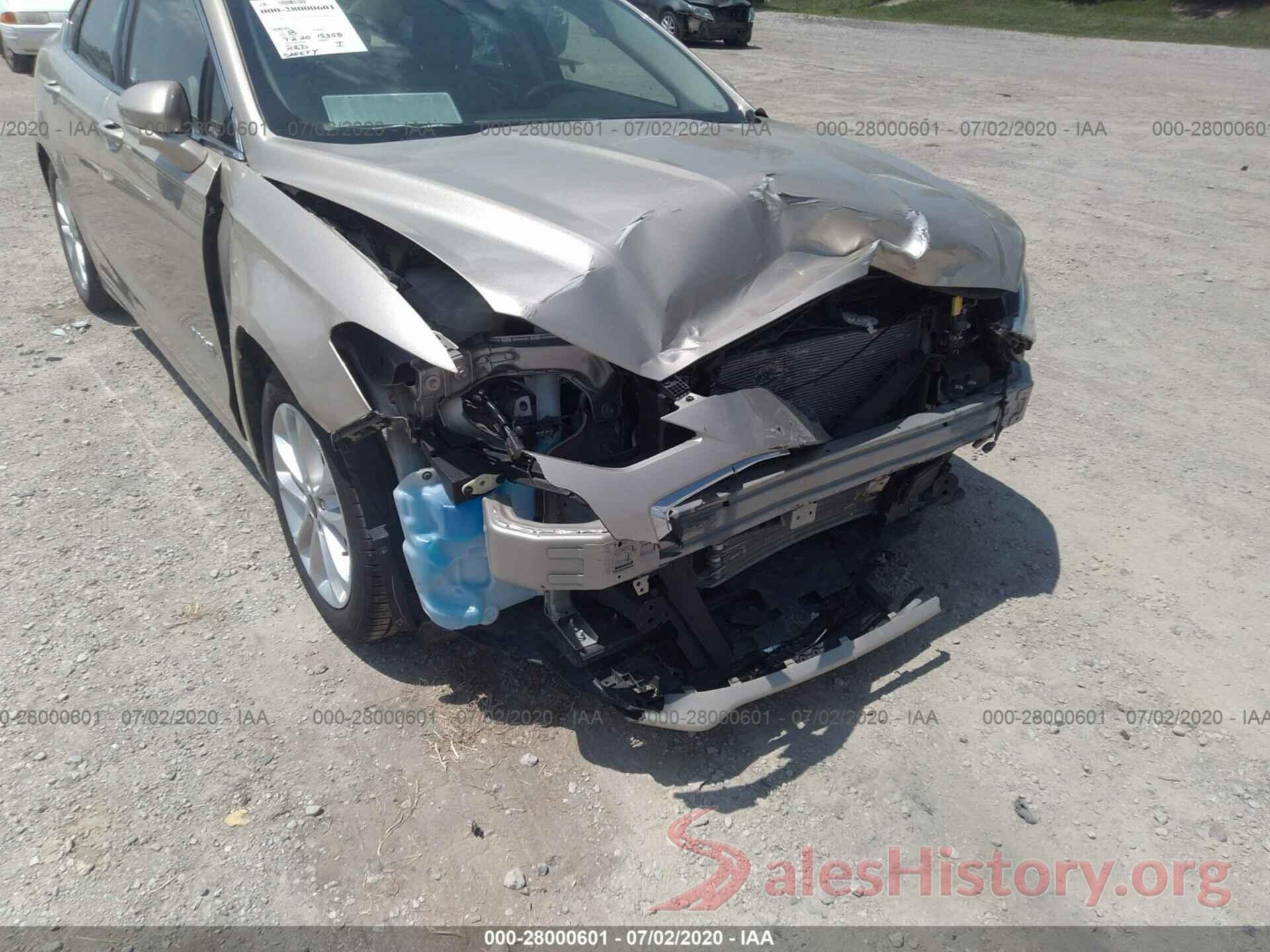 3FA6P0MU5KR233299 2019 FORD FUSION