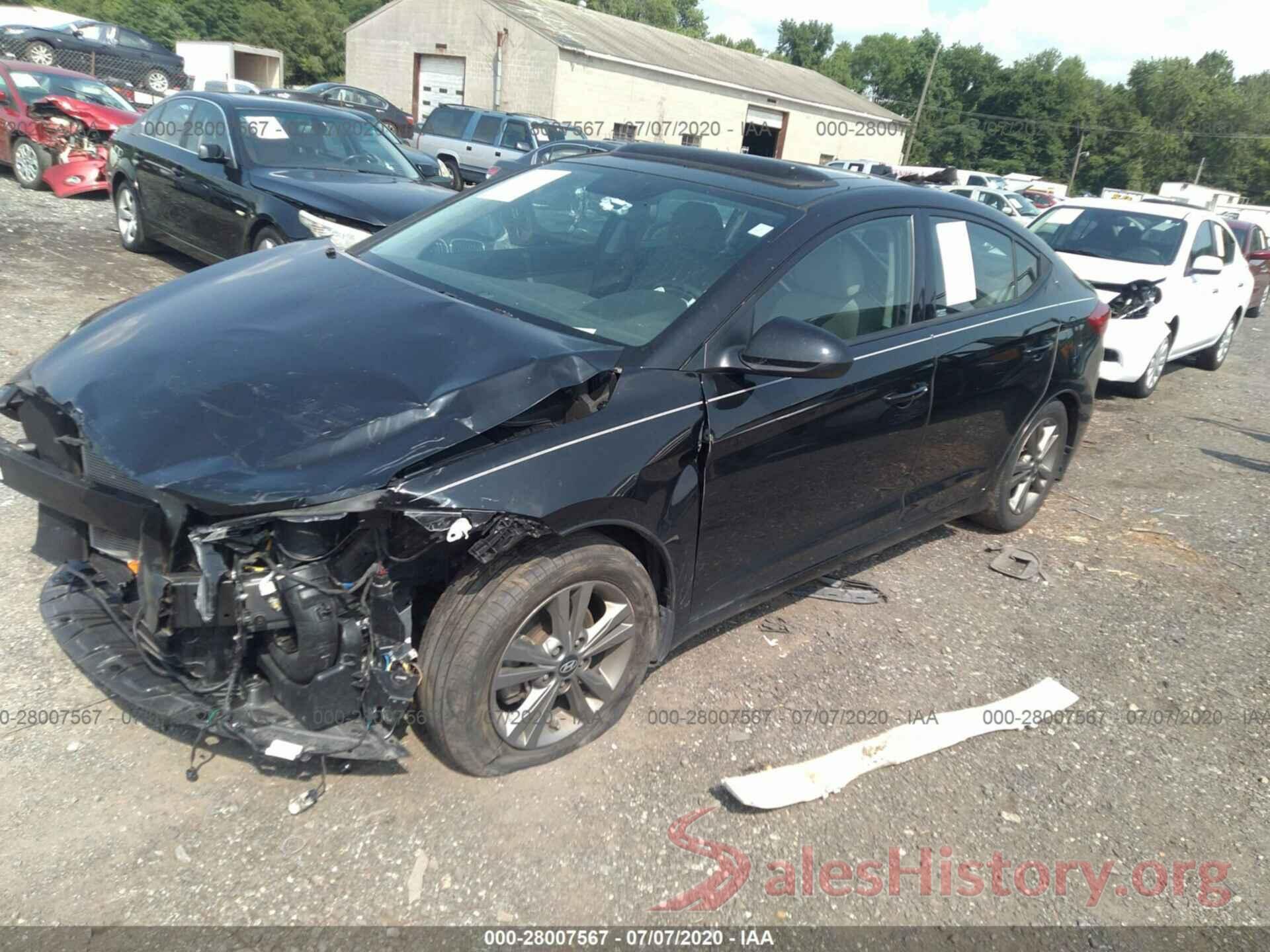 5NPD84LF0JH292612 2018 HYUNDAI ELANTRA