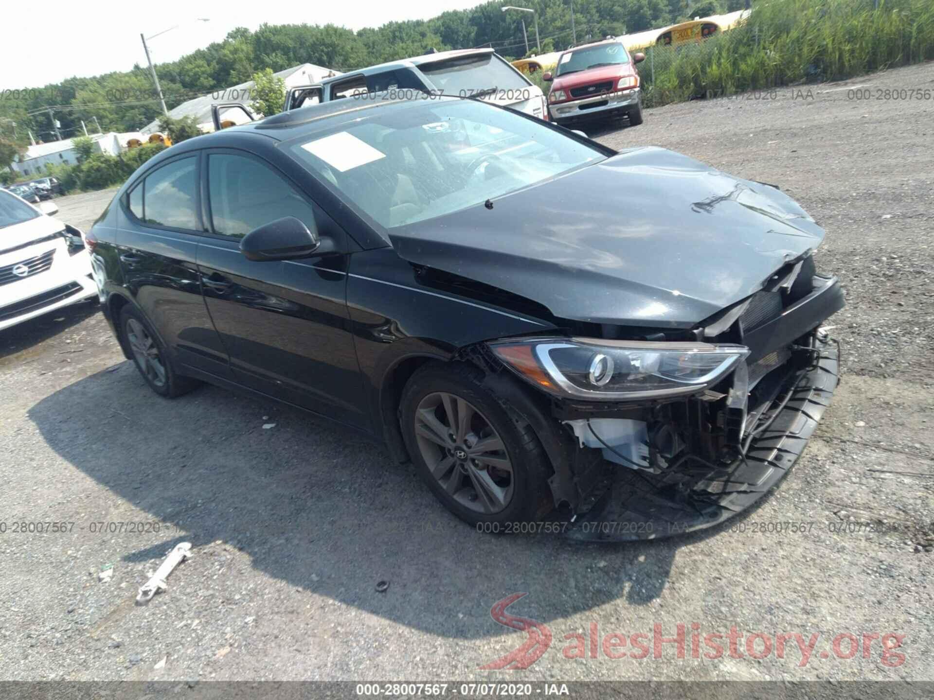 5NPD84LF0JH292612 2018 HYUNDAI ELANTRA