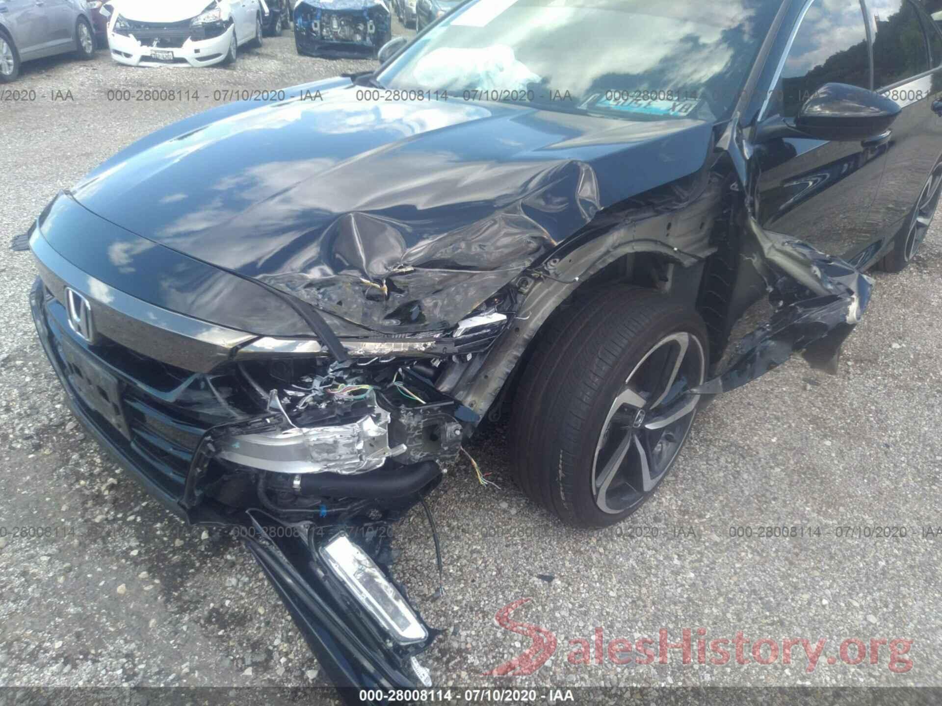 1HGCV2F34LA006654 2020 HONDA ACCORD SEDAN