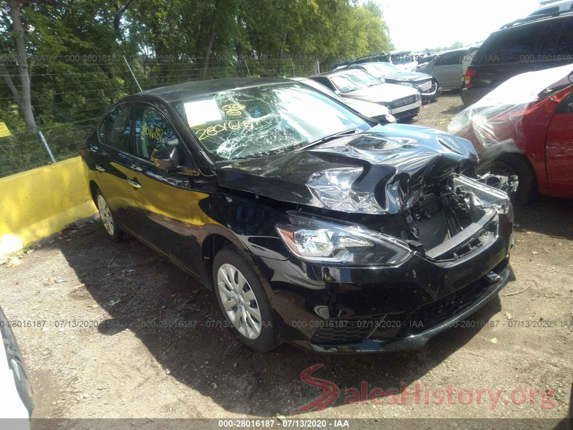 3N1AB7AP0KY322703 2019 NISSAN SENTRA