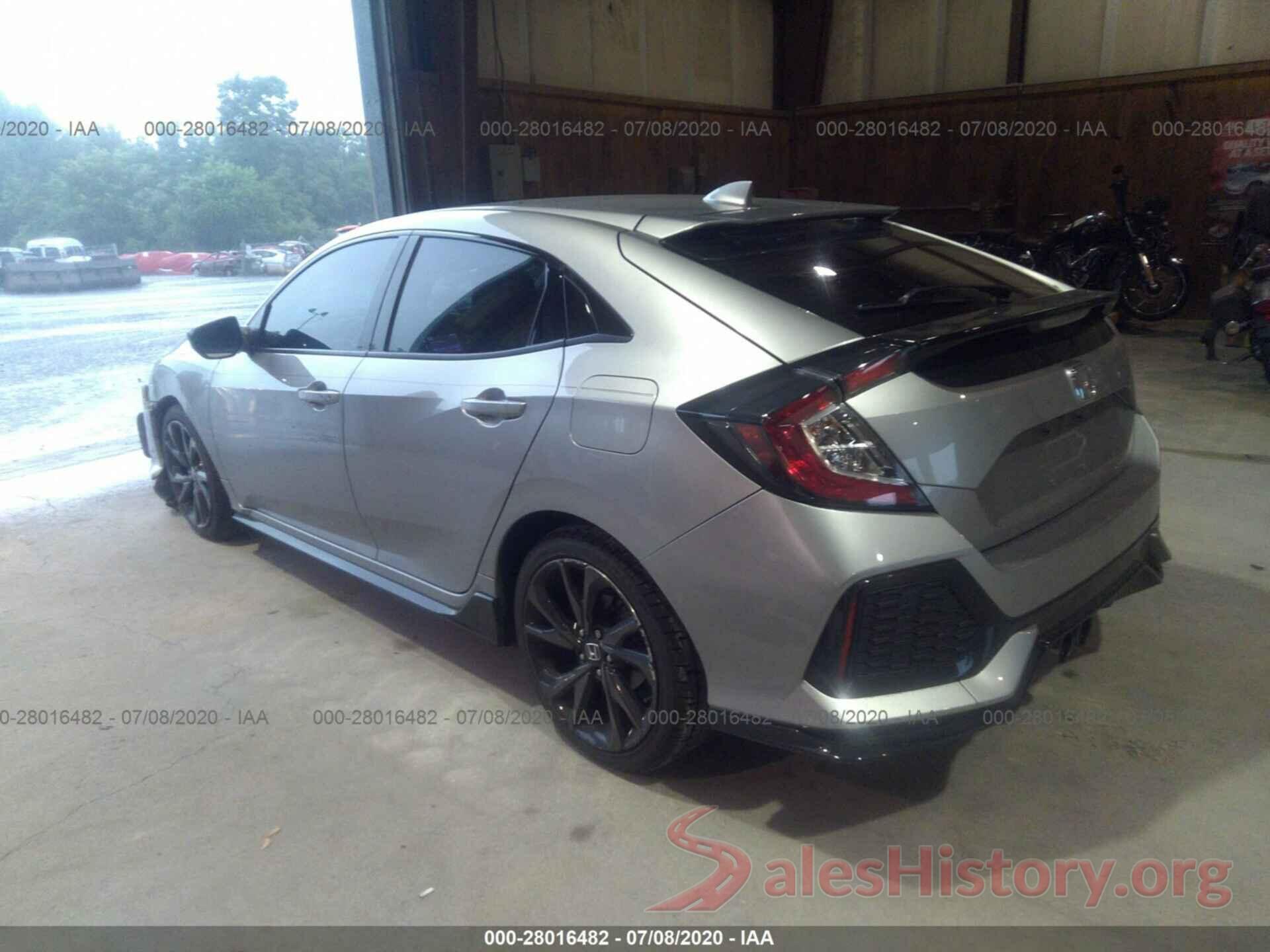 SHHFK7H93HU412683 2017 HONDA CIVIC HATCHBACK