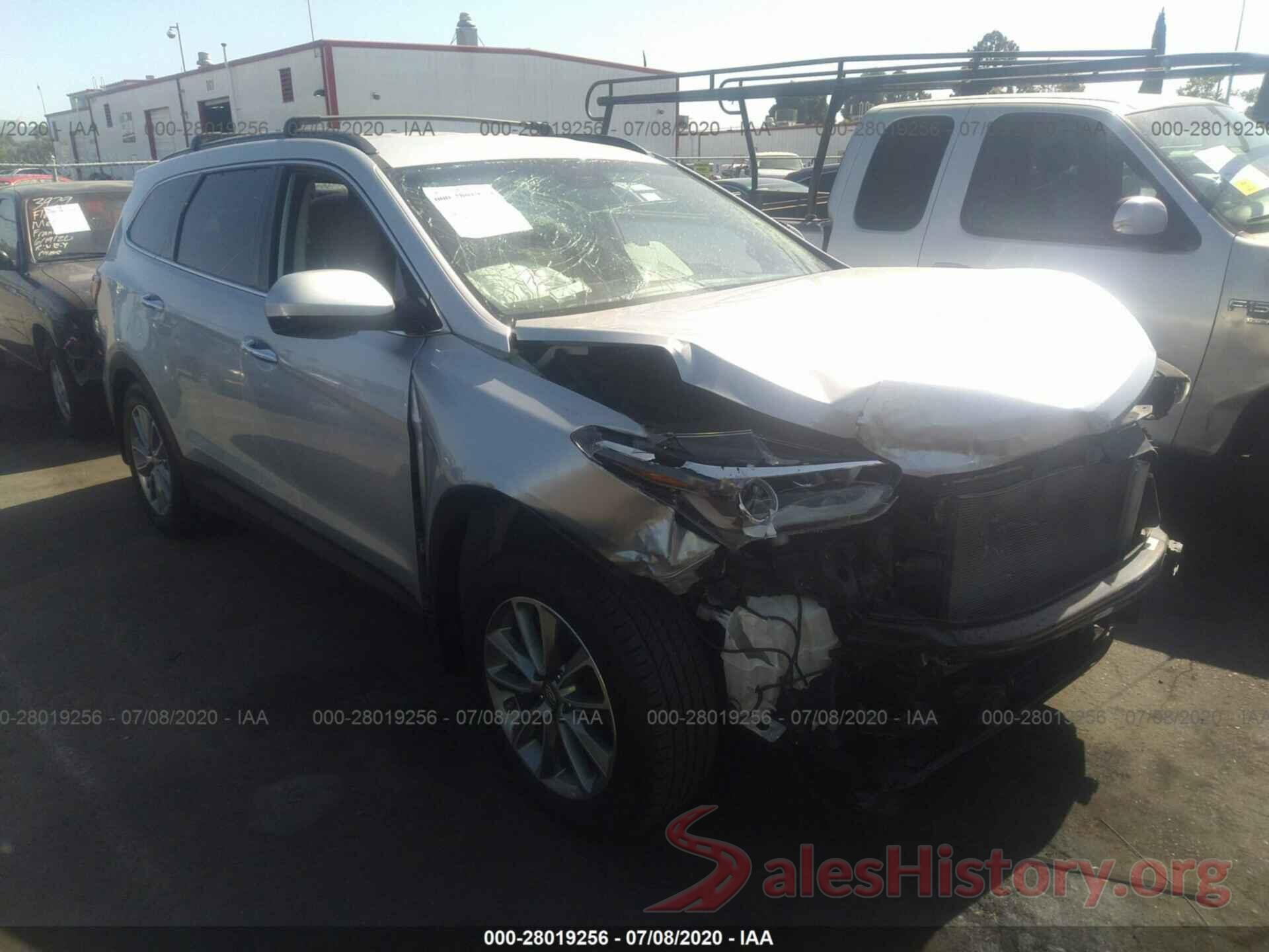 KM8SM4HF0HU253767 2017 HYUNDAI SANTA FE