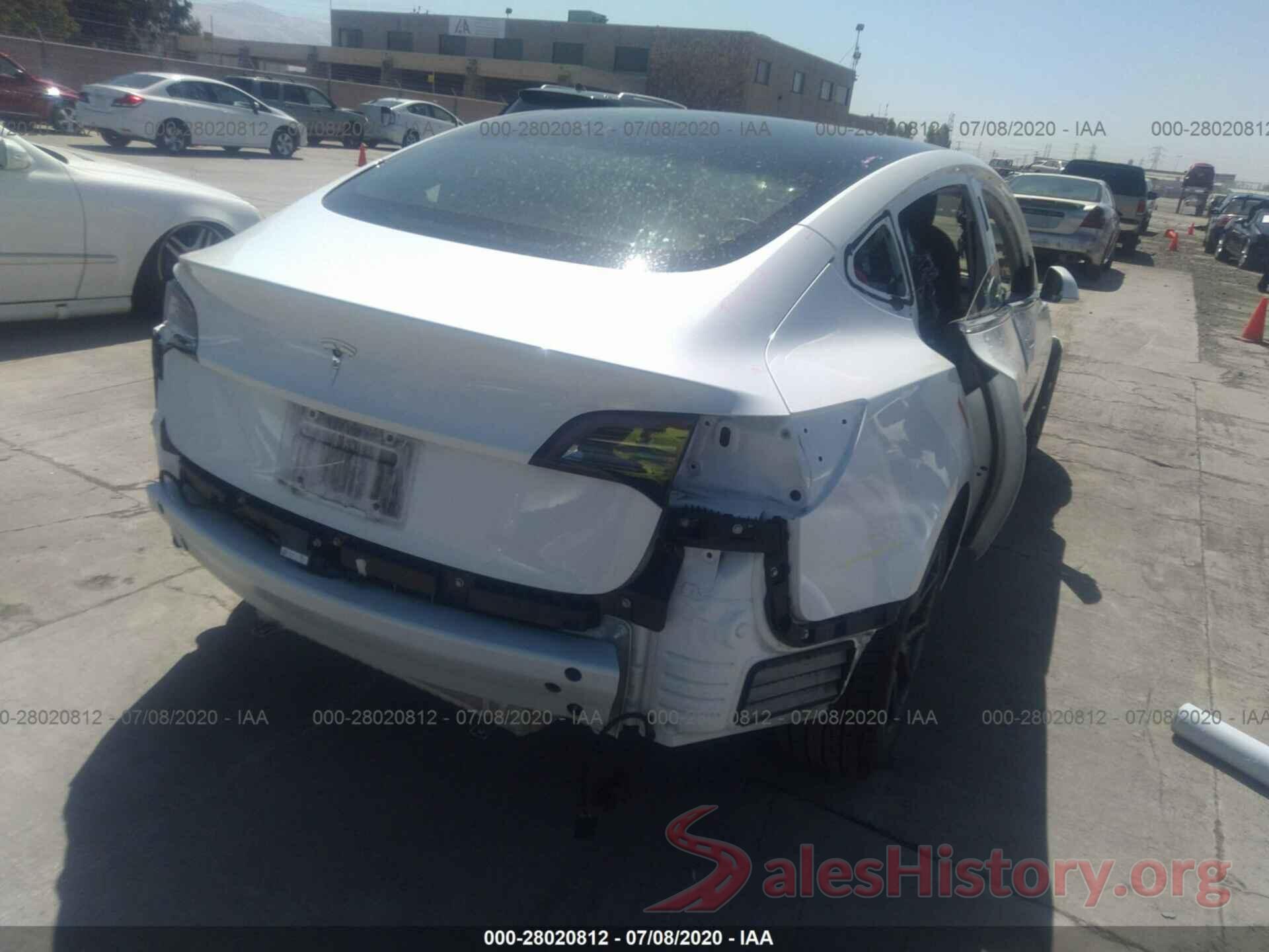 5YJ3E1EA0JF062765 2018 TESLA MODEL 3