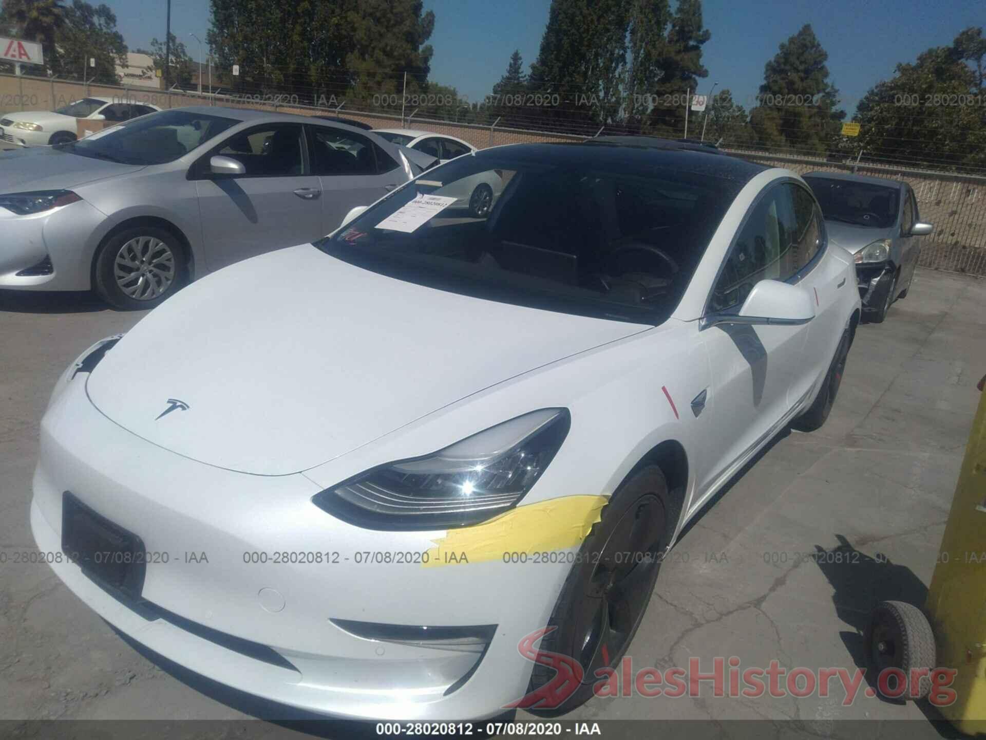 5YJ3E1EA0JF062765 2018 TESLA MODEL 3