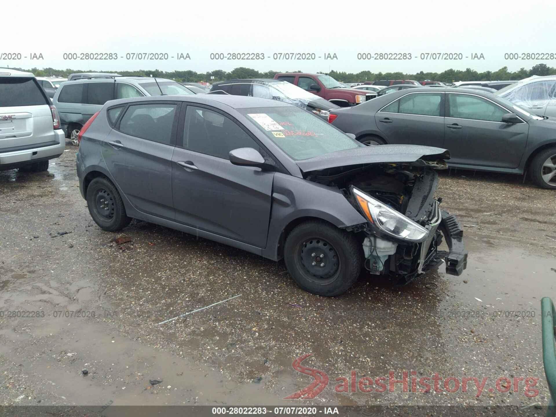 KMHCT5AE0GU276916 2016 HYUNDAI ACCENT