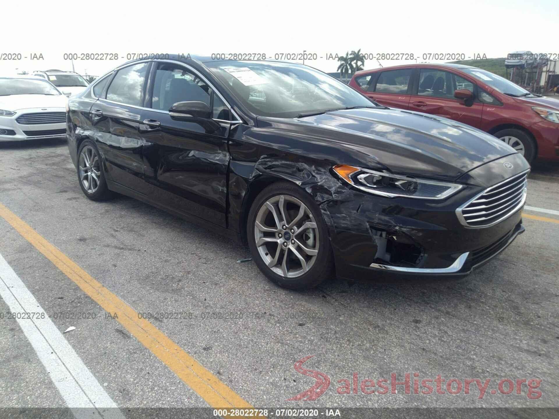 3FA6P0CD4KR150027 2019 FORD FUSION