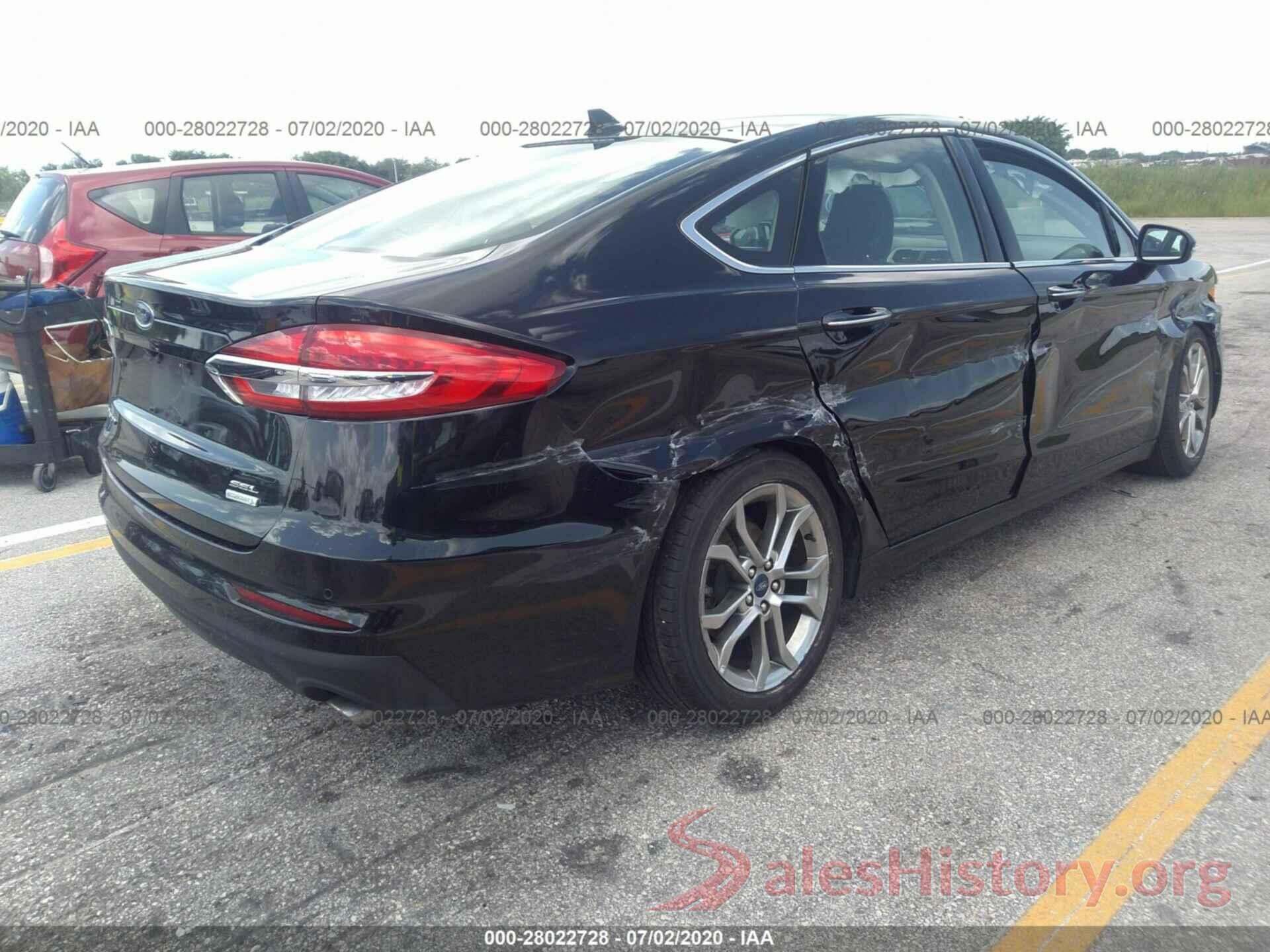 3FA6P0CD4KR150027 2019 FORD FUSION