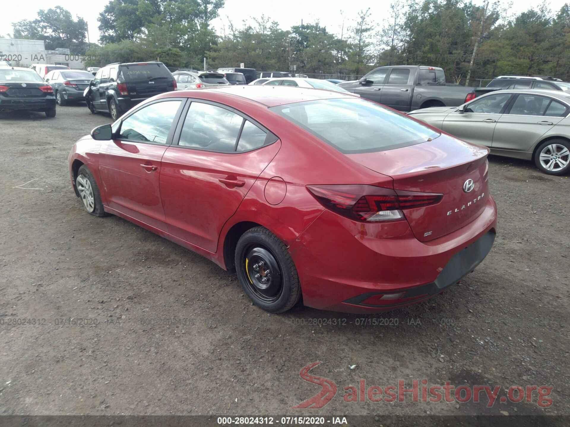 5NPD74LF6KH453176 2019 HYUNDAI ELANTRA