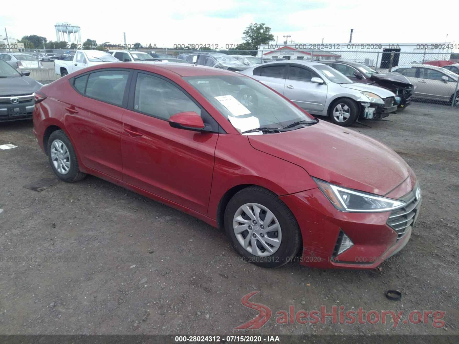 5NPD74LF6KH453176 2019 HYUNDAI ELANTRA