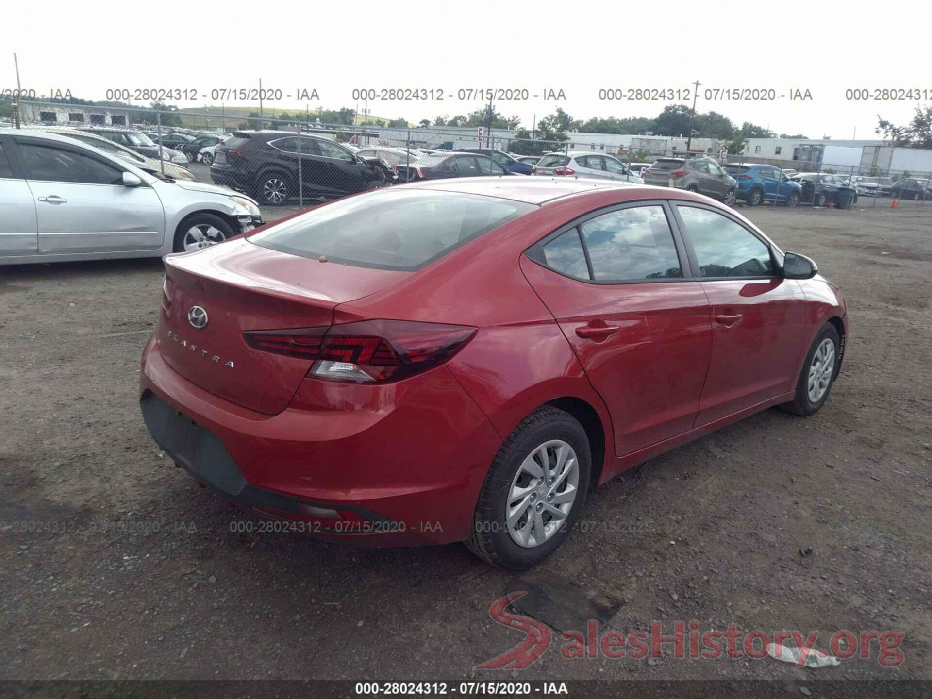 5NPD74LF6KH453176 2019 HYUNDAI ELANTRA