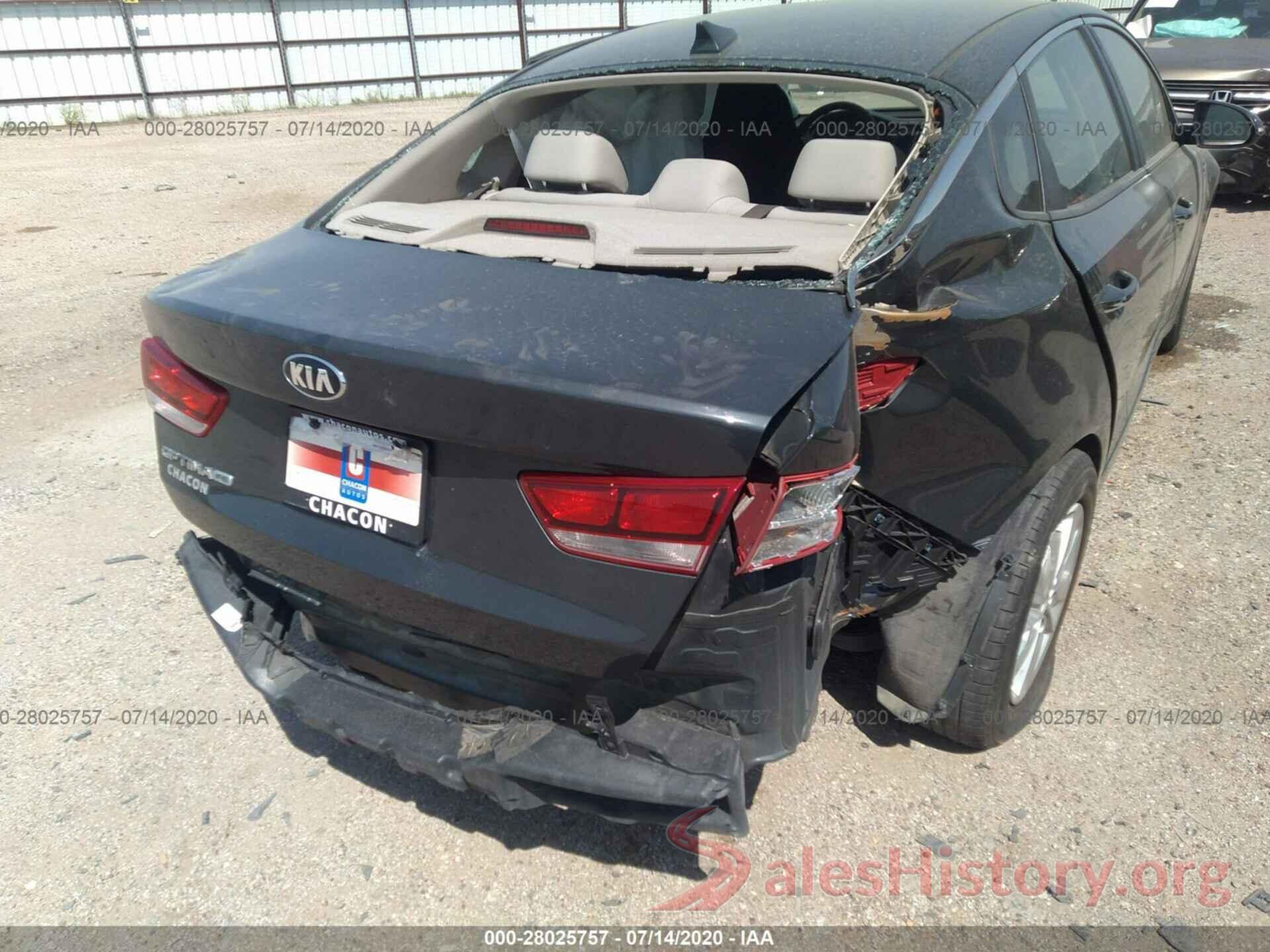 KNAGT4L35G5079033 2016 KIA OPTIMA