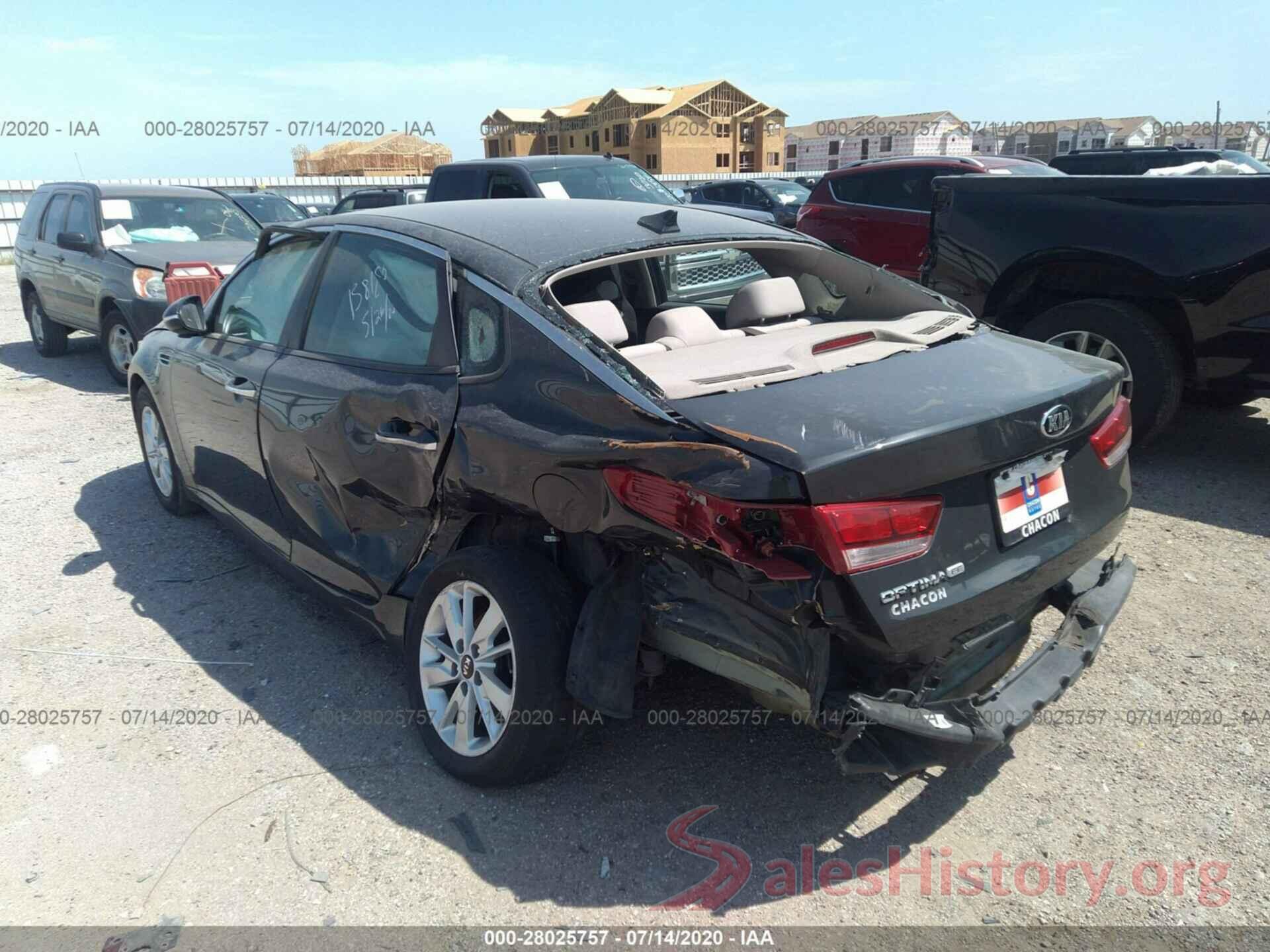 KNAGT4L35G5079033 2016 KIA OPTIMA