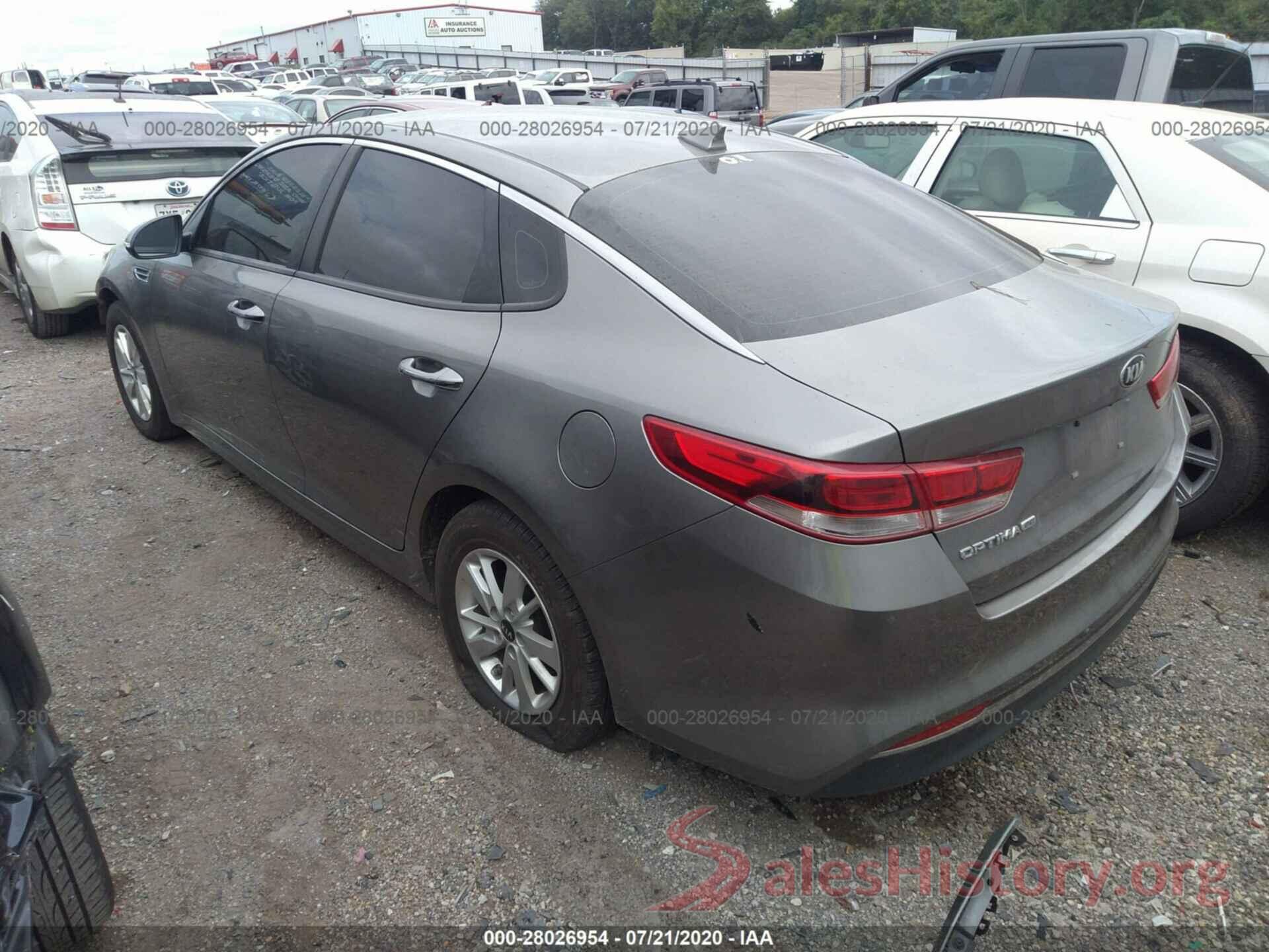 5XXGT4L37GG104612 2016 KIA OPTIMA