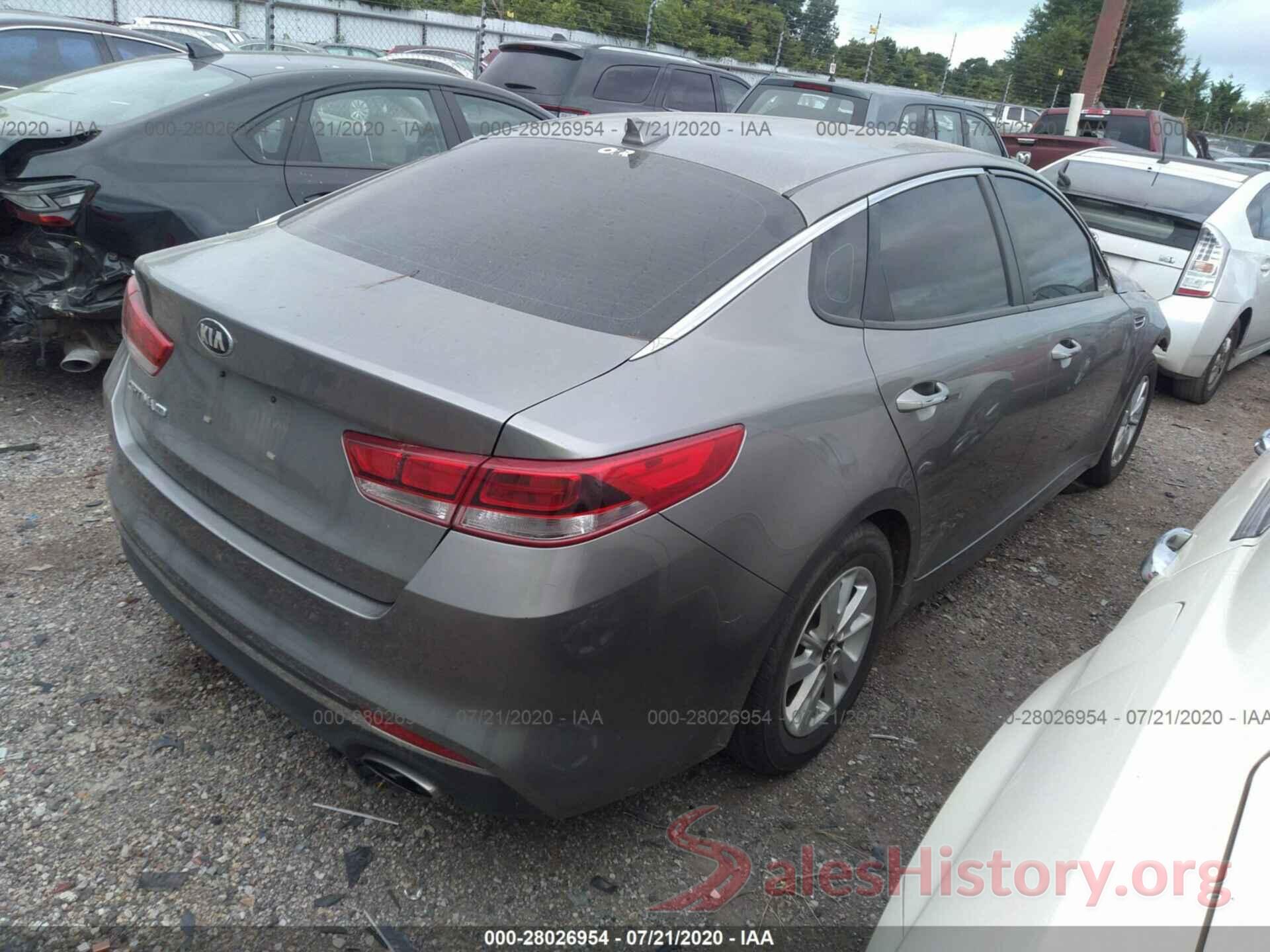 5XXGT4L37GG104612 2016 KIA OPTIMA