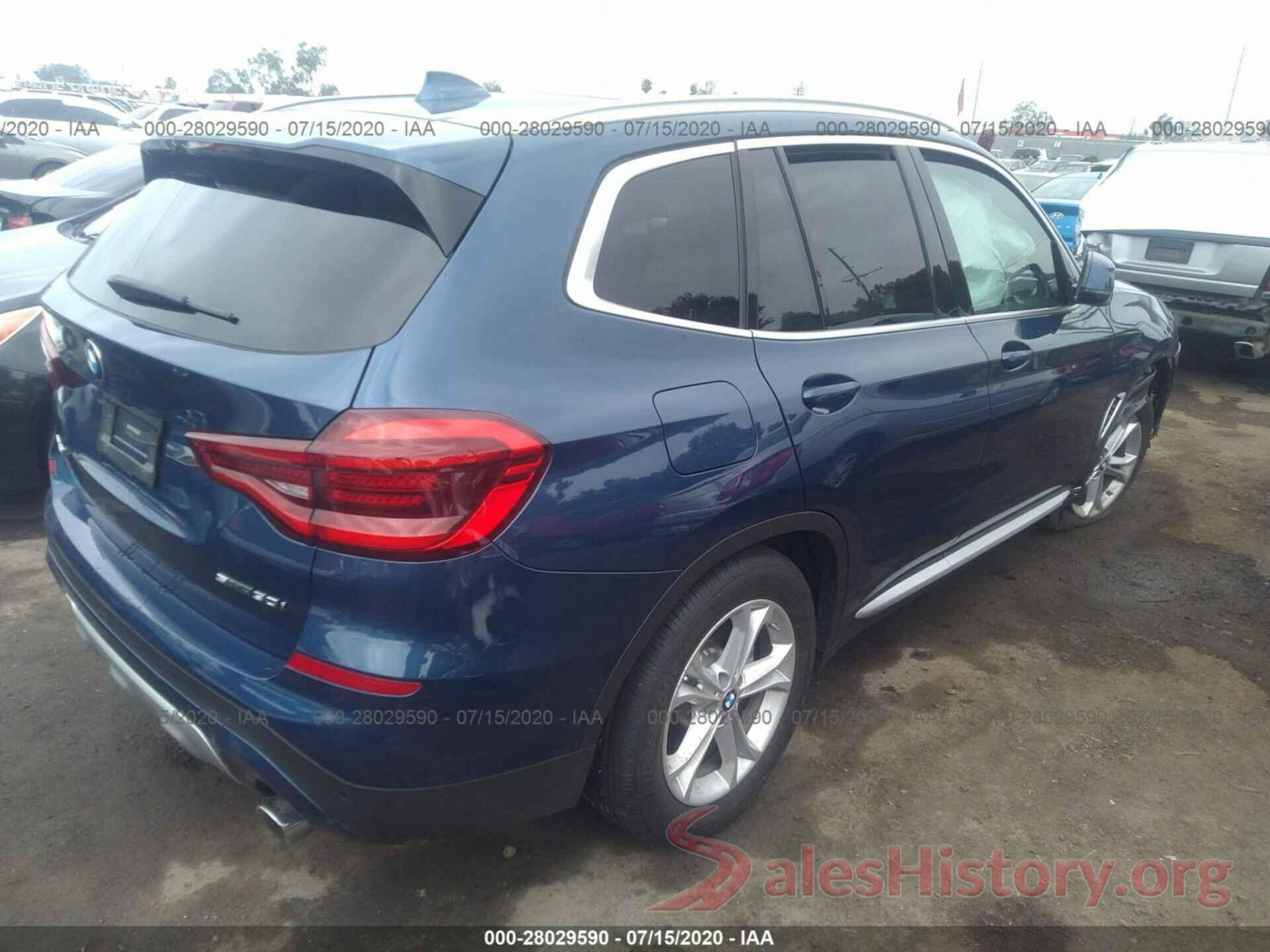 5UXTY3C03L9B49135 2020 BMW X3