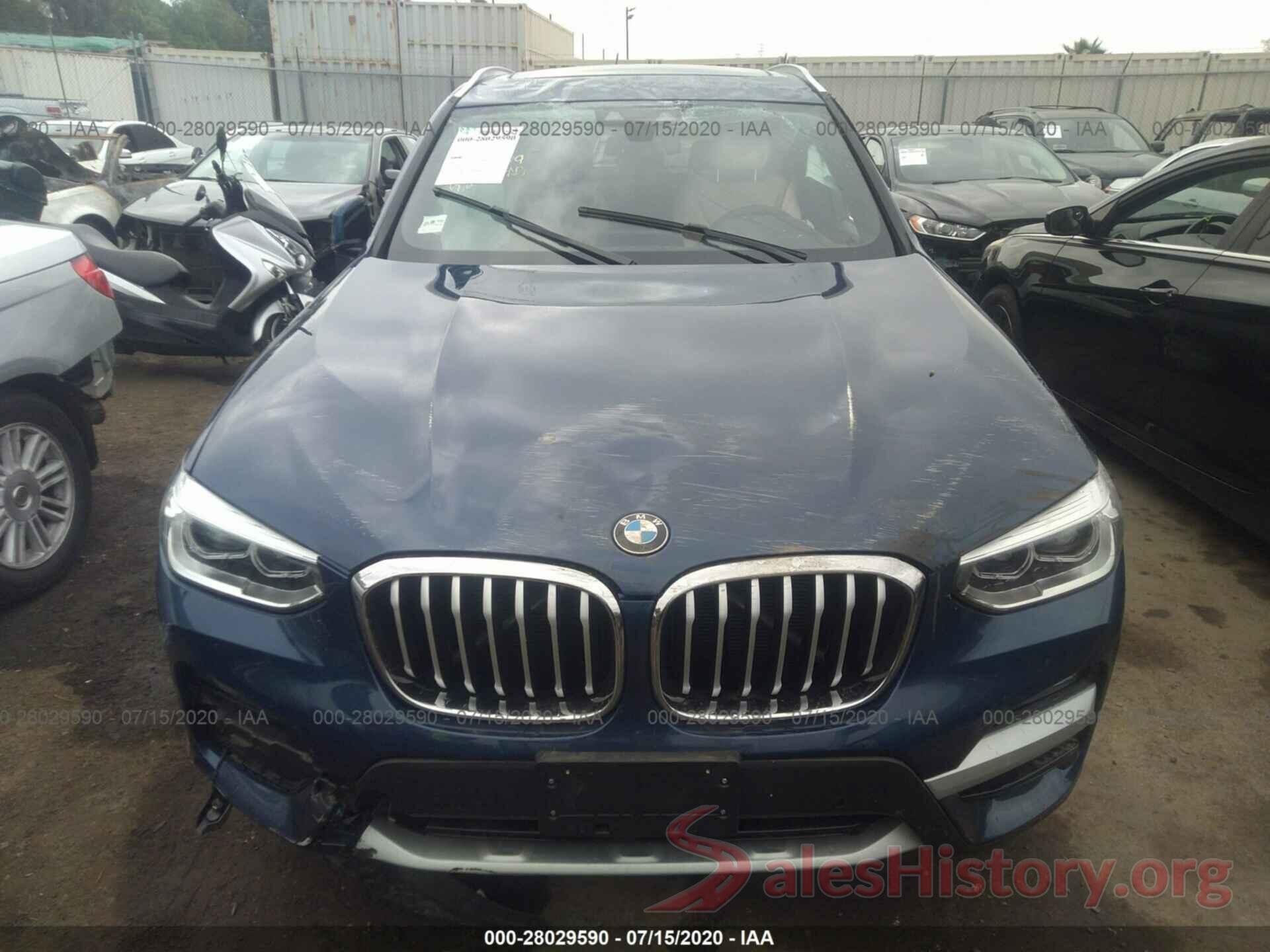 5UXTY3C03L9B49135 2020 BMW X3