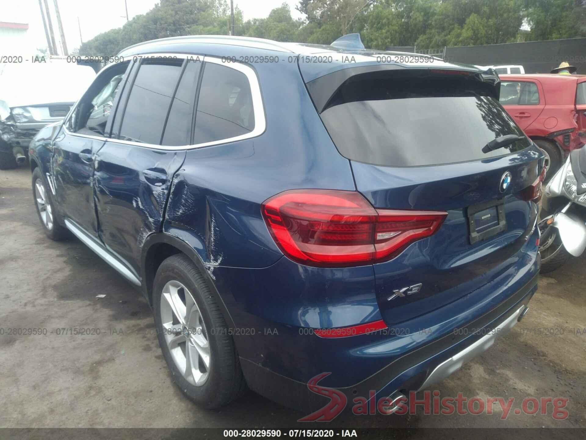 5UXTY3C03L9B49135 2020 BMW X3