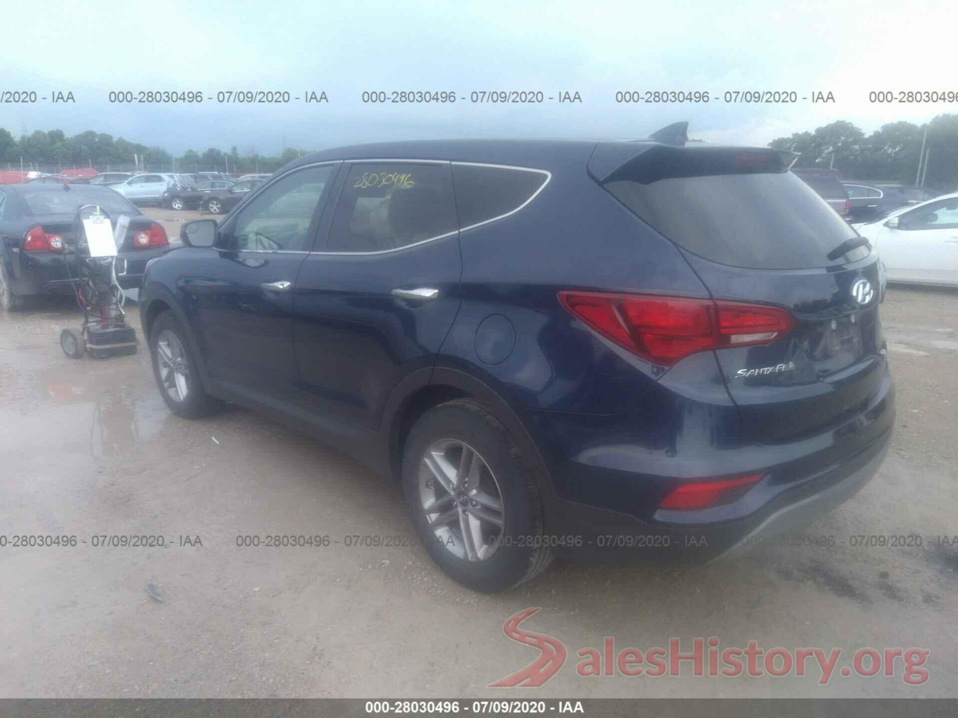 5XYZT3LB0HG497859 2017 Hyundai Santa FE Sport