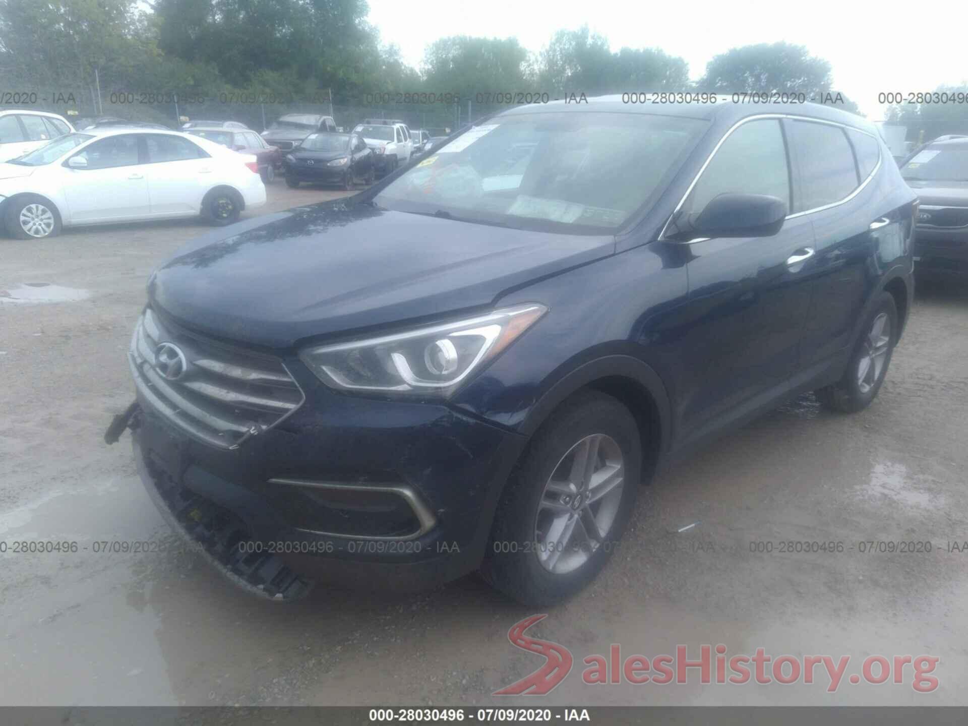 5XYZT3LB0HG497859 2017 Hyundai Santa FE Sport