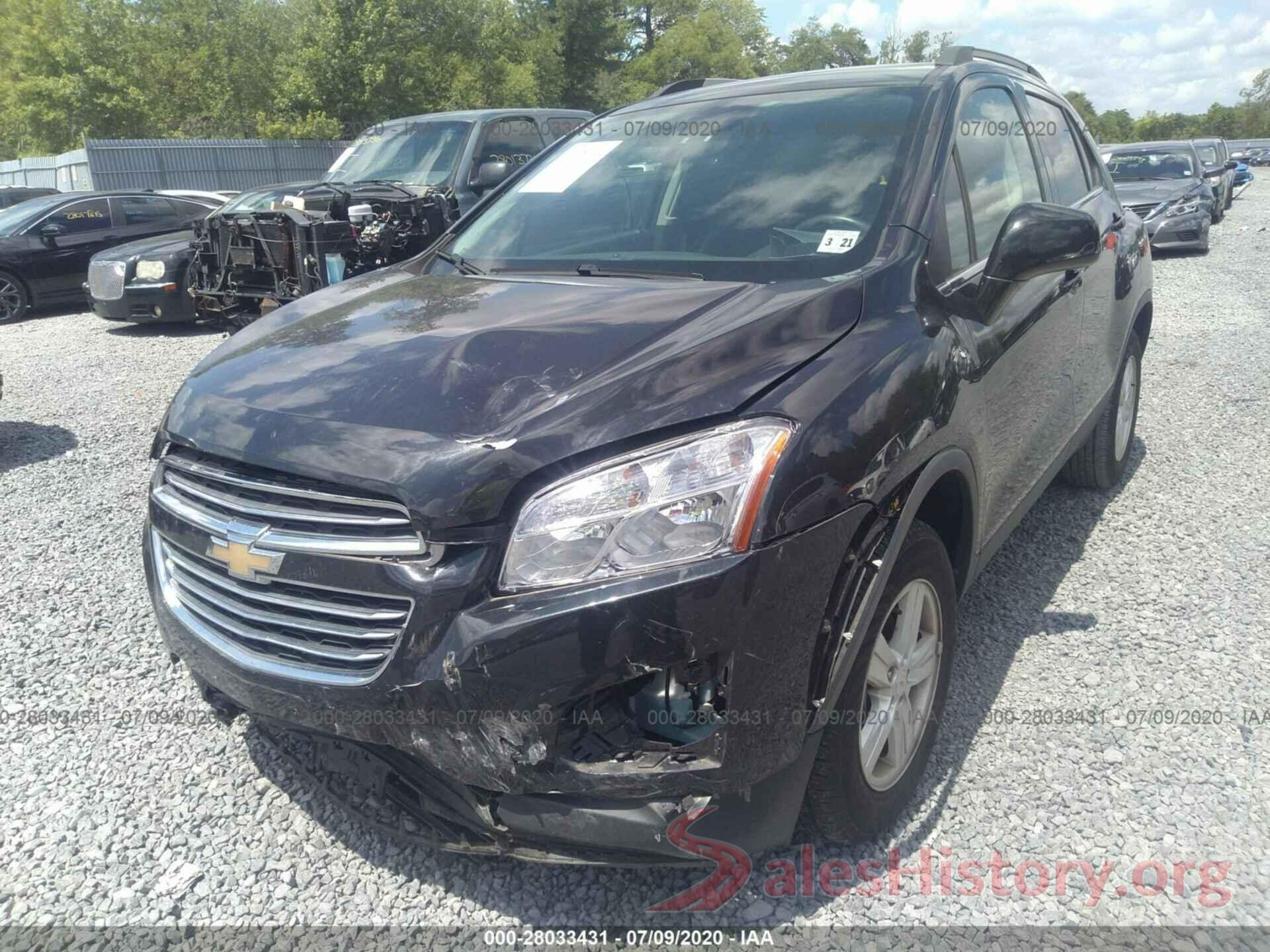 KL7CJPSB2GB597391 2016 Chevrolet Trax