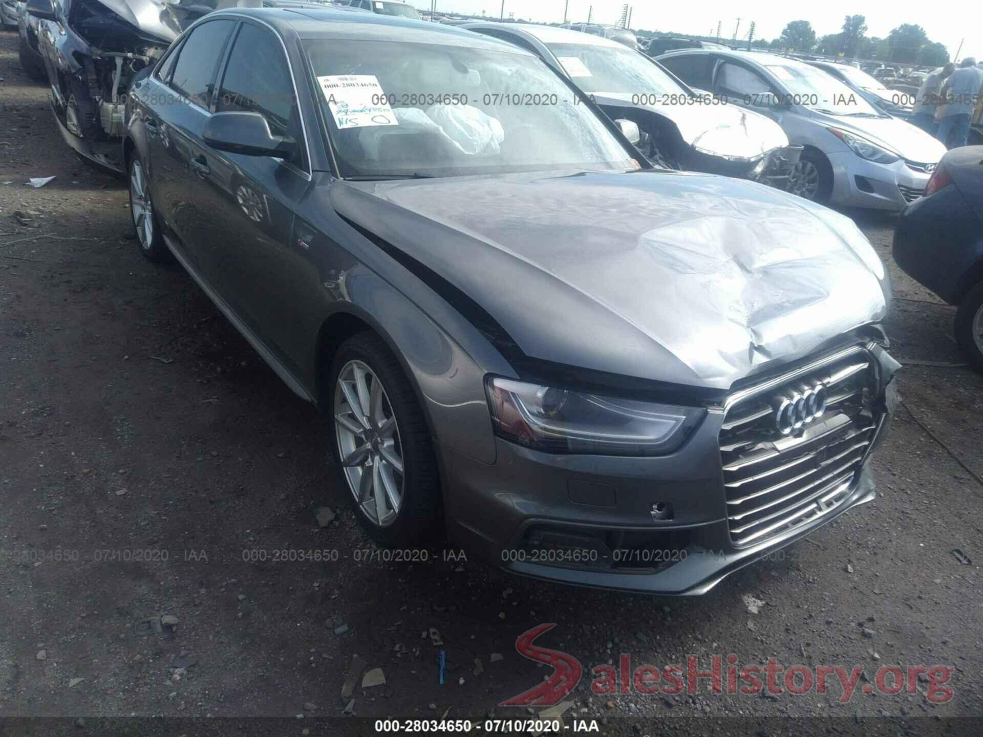 WAUFFAFL4GN007236 2016 Audi A4