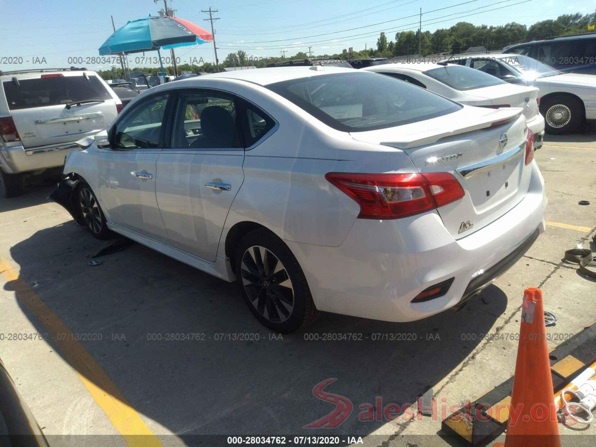 3N1CB7AP0HY250712 2017 Nissan Sentra