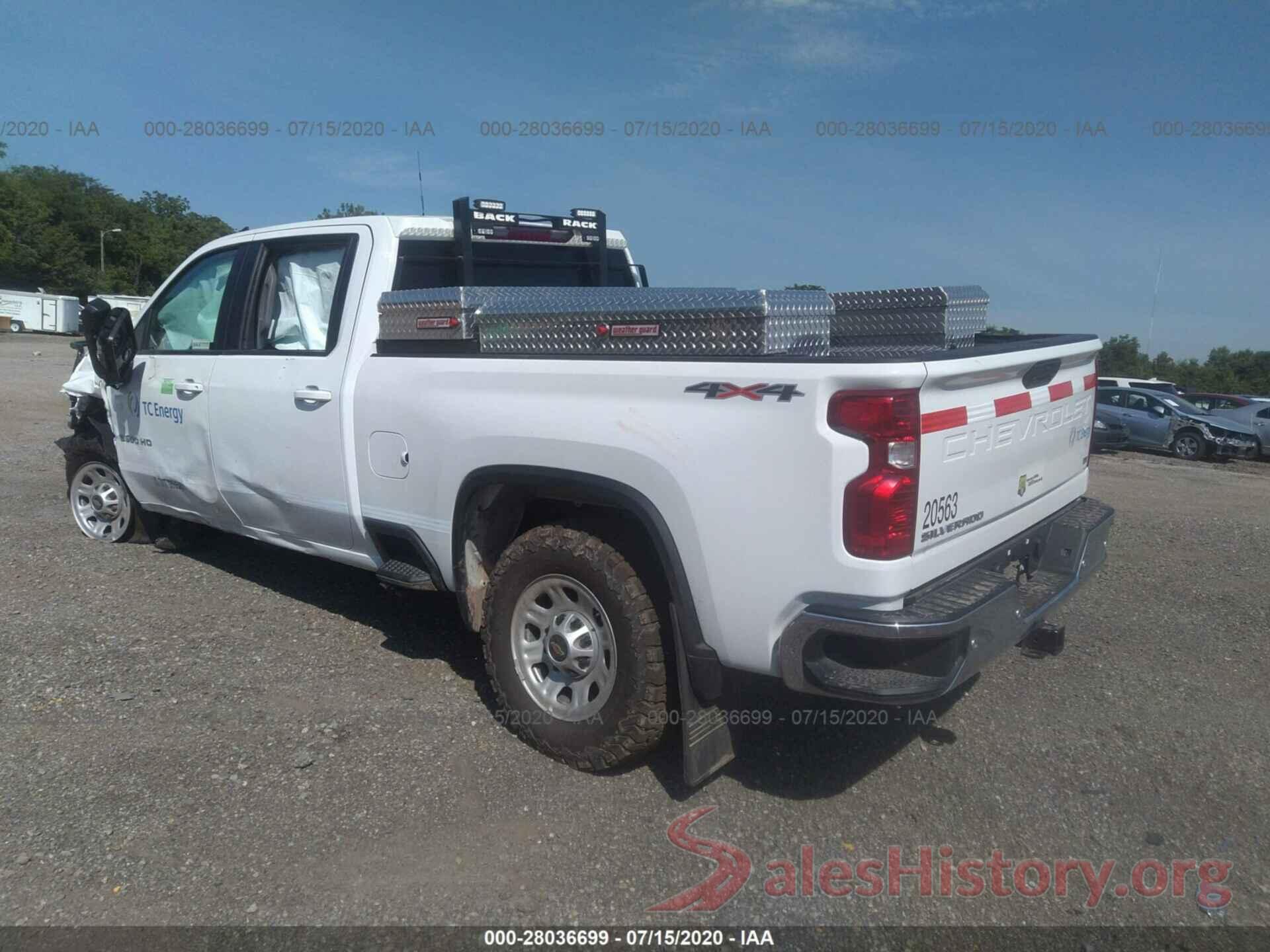 1GC1YNE72LF214652 2020 CHEVROLET SILVERADO