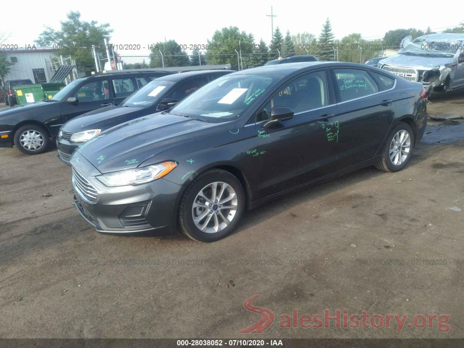 3FA6P0HD6LR109277 2020 FORD FUSION