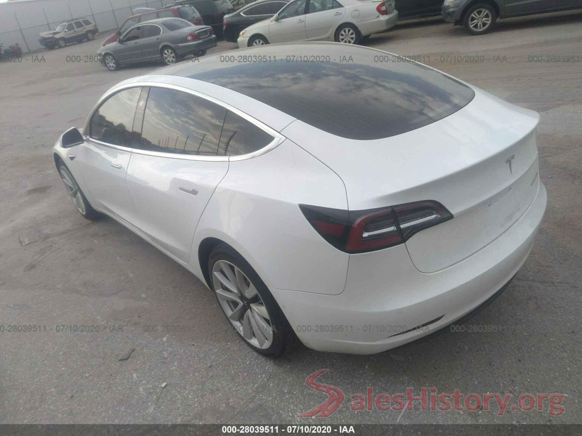 5YJ3E1EB0LF621176 2020 TESLA MODEL 3