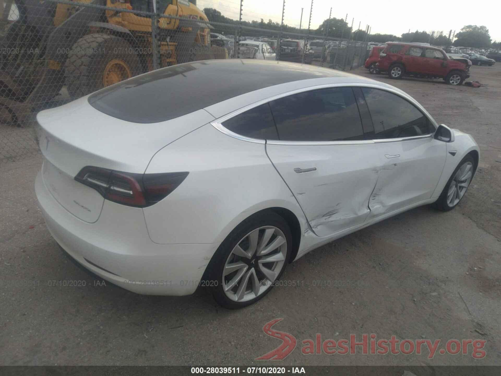 5YJ3E1EB0LF621176 2020 TESLA MODEL 3