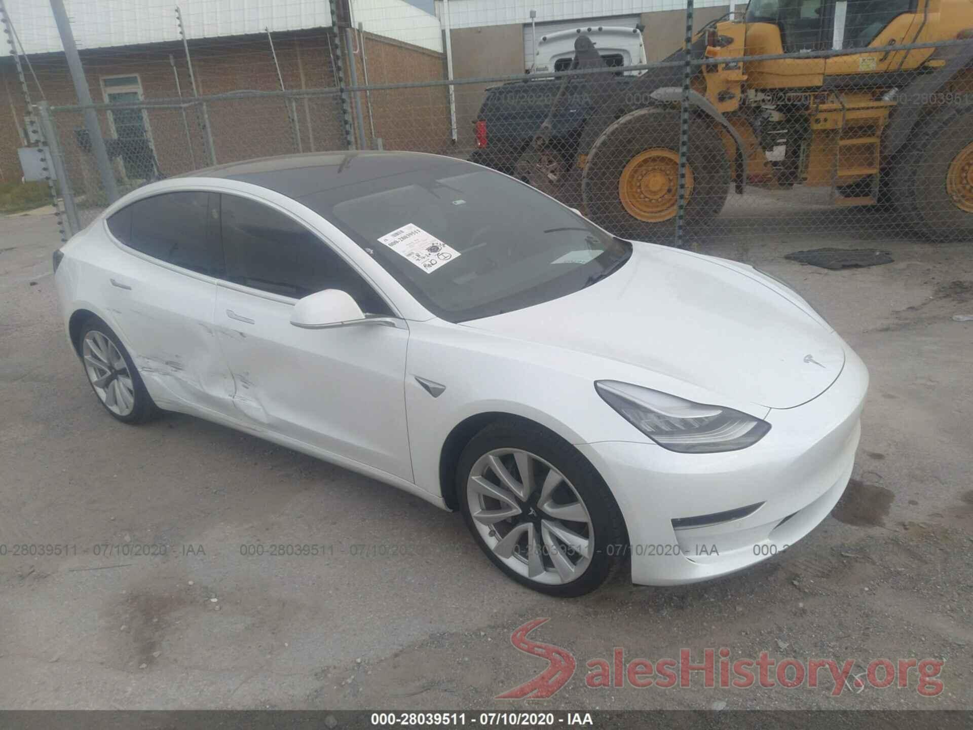 5YJ3E1EB0LF621176 2020 TESLA MODEL 3