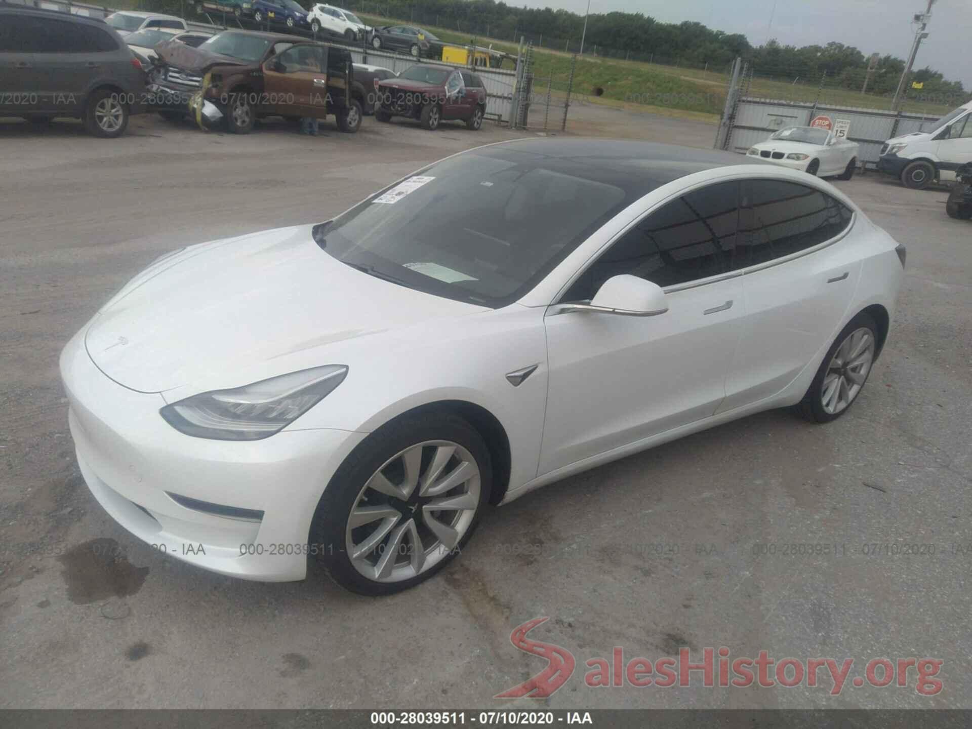 5YJ3E1EB0LF621176 2020 TESLA MODEL 3