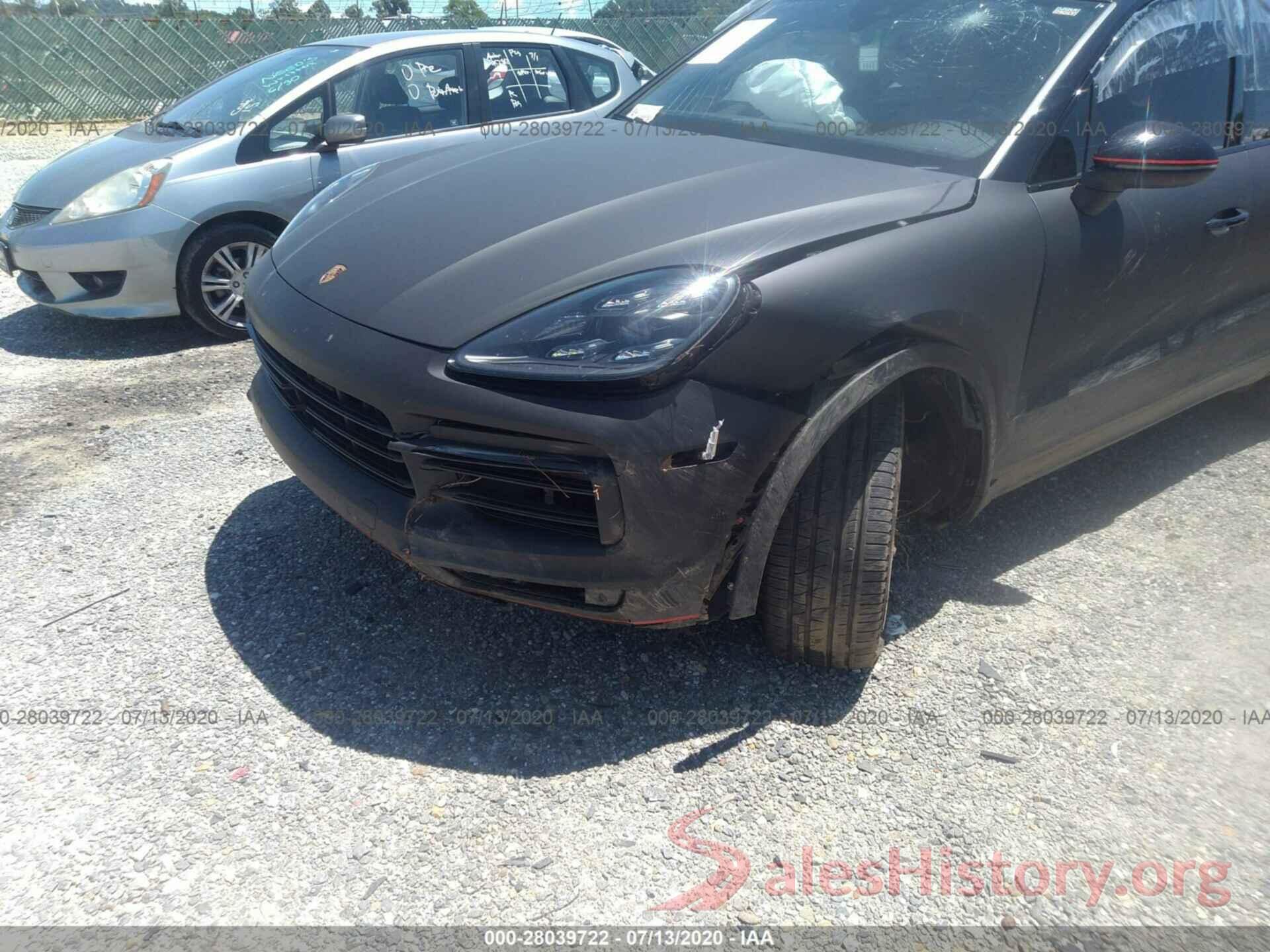 WP1AA2AY9KDA01062 2019 PORSCHE CAYENNE