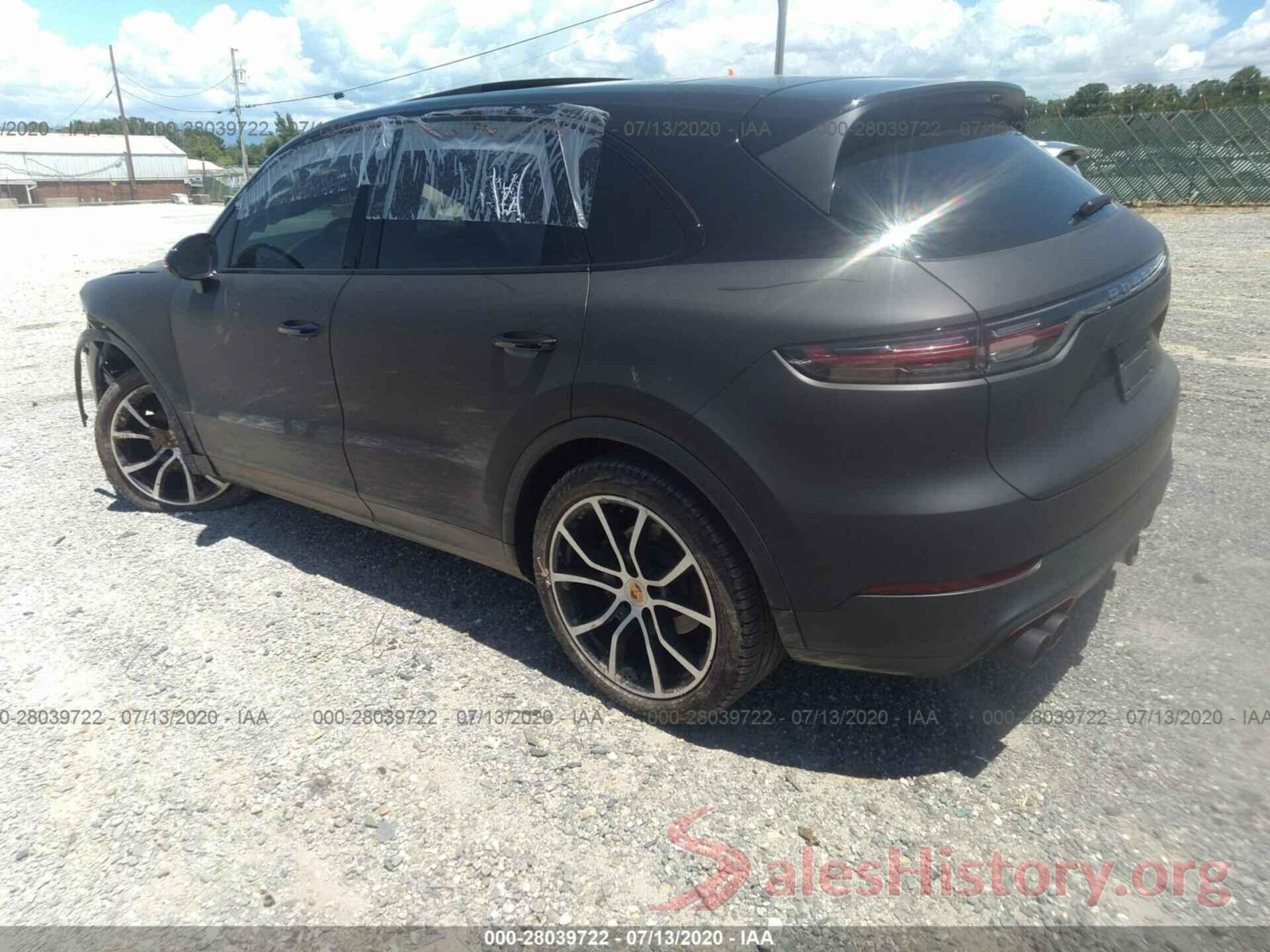 WP1AA2AY9KDA01062 2019 PORSCHE CAYENNE