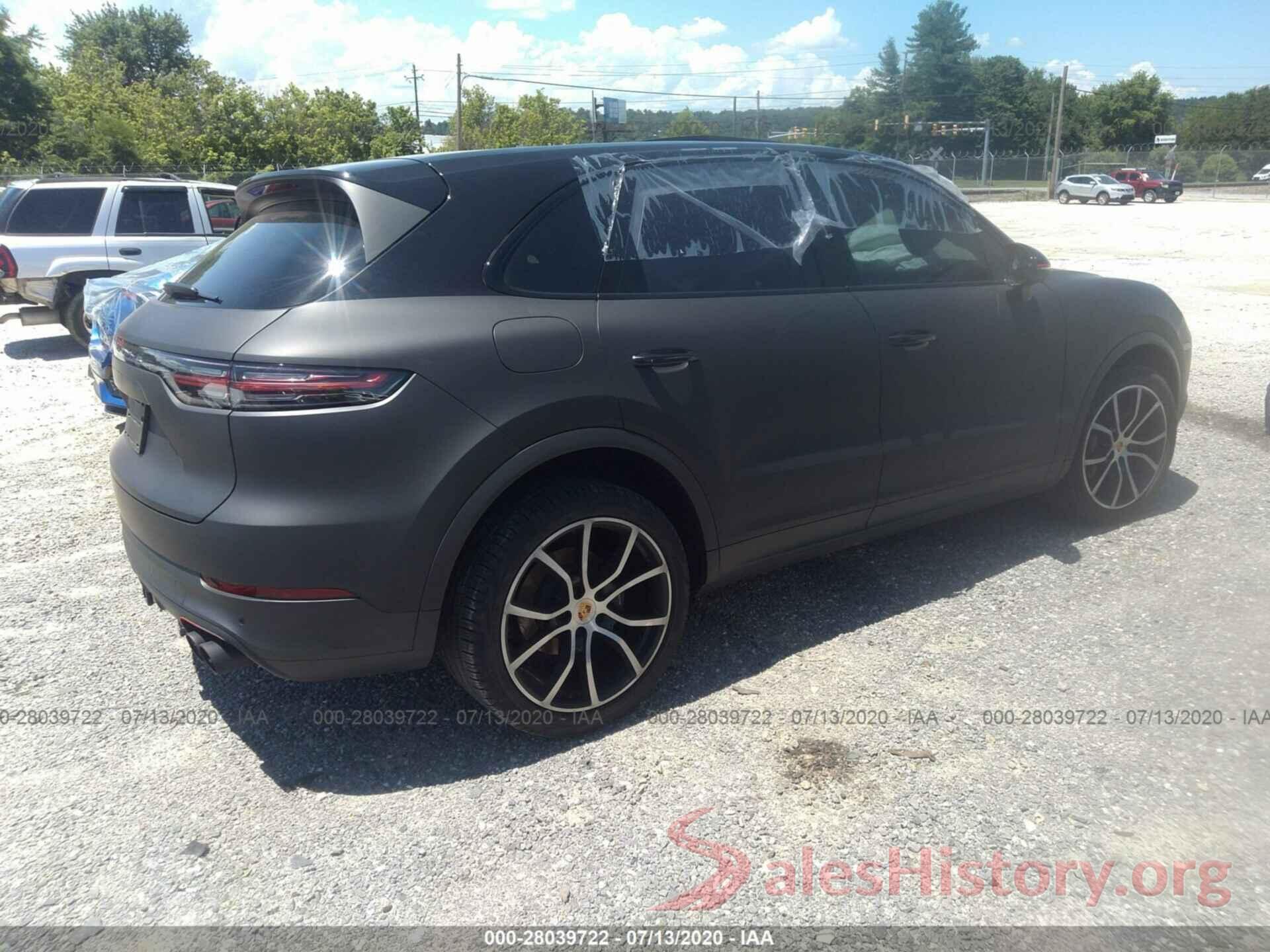 WP1AA2AY9KDA01062 2019 PORSCHE CAYENNE