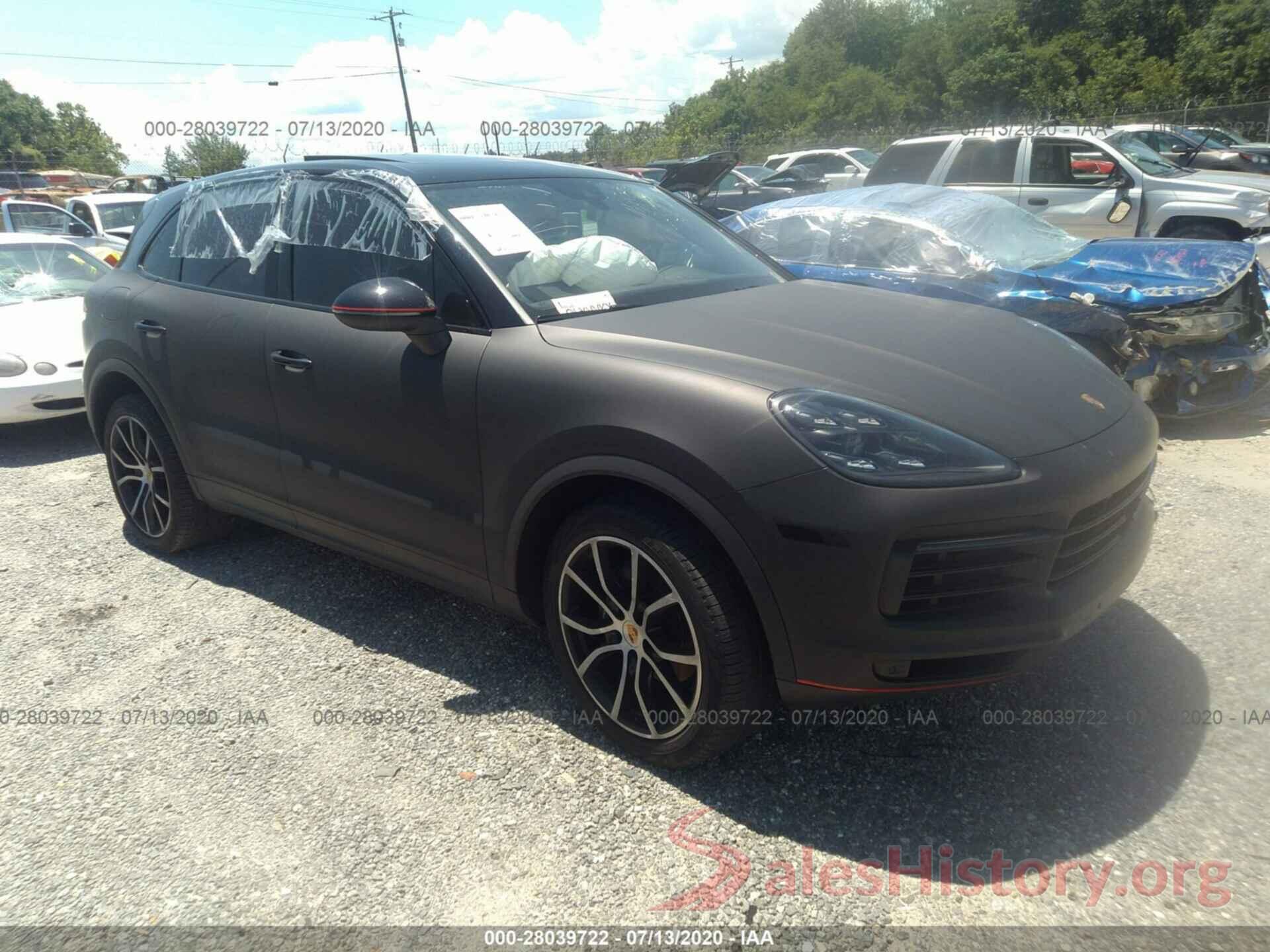 WP1AA2AY9KDA01062 2019 PORSCHE CAYENNE