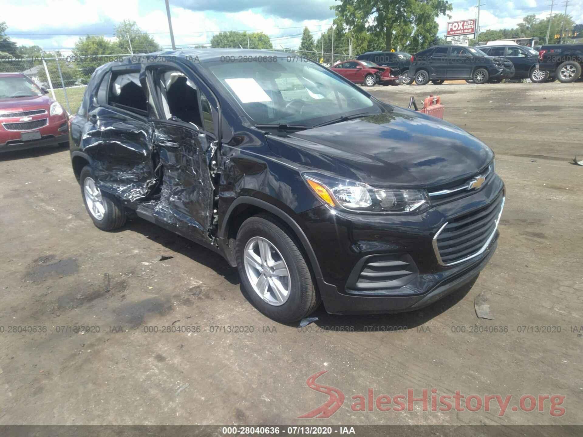 KL7CJKSB5LB054260 2020 CHEVROLET TRAX