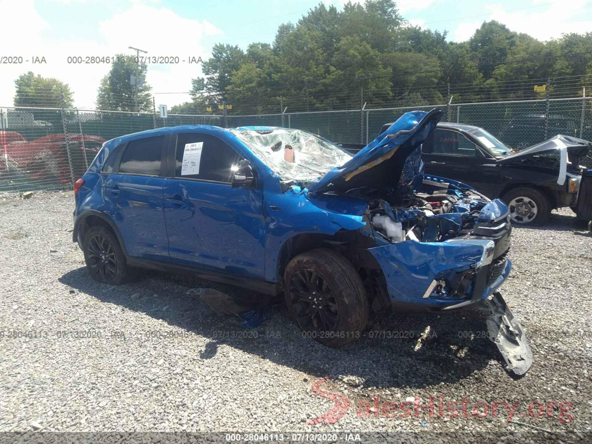 JA4AR3AU5KU026984 2019 MITSUBISHI OUTLANDER SPORT