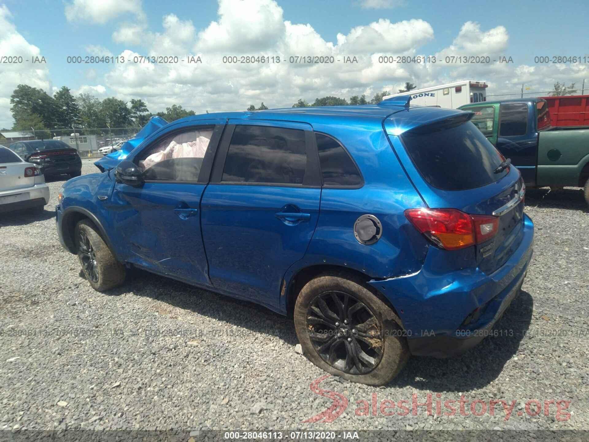 JA4AR3AU5KU026984 2019 MITSUBISHI OUTLANDER SPORT