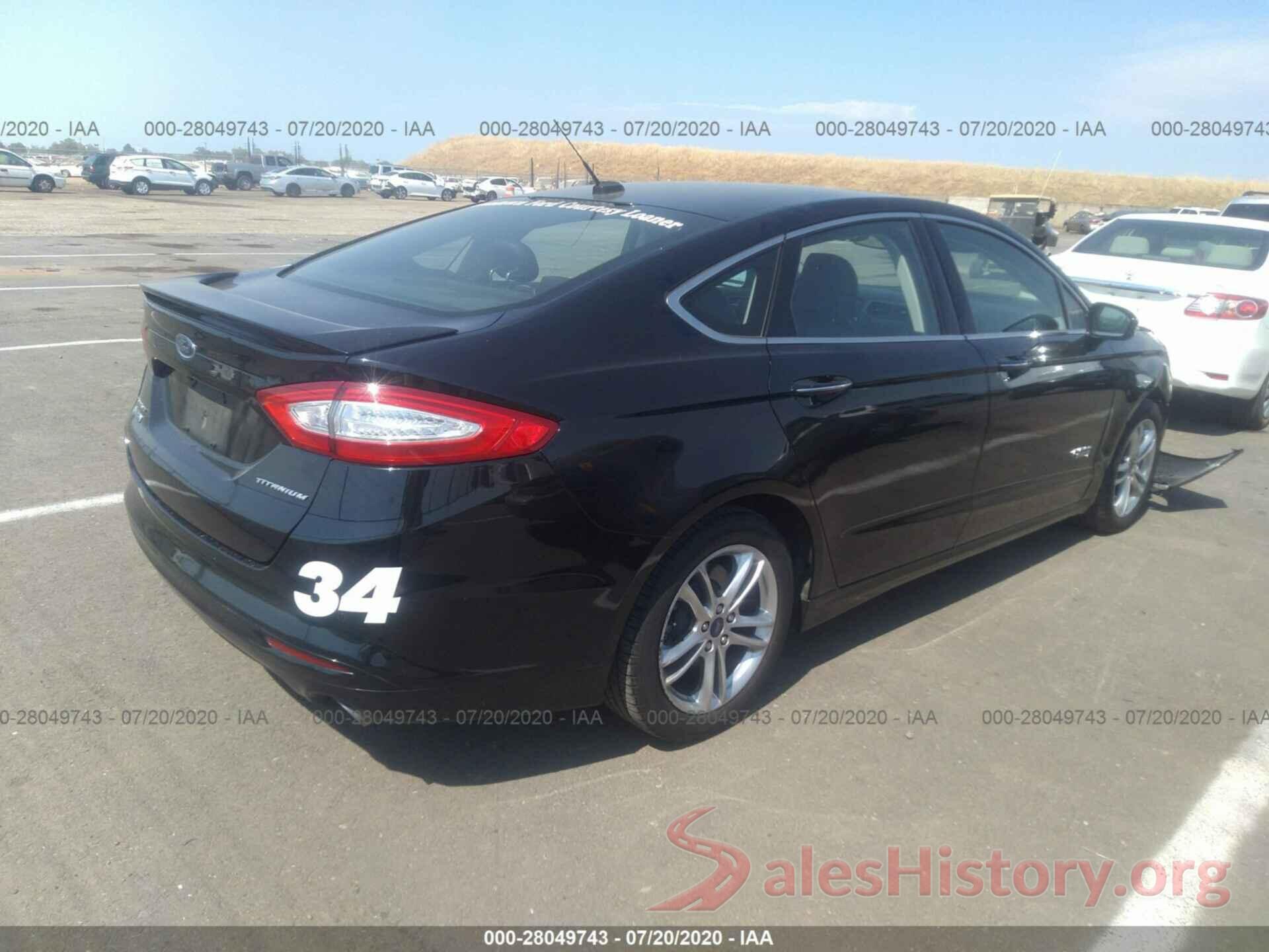 3FA6P0SU7GR316131 2016 FORD FUSION ENERGI