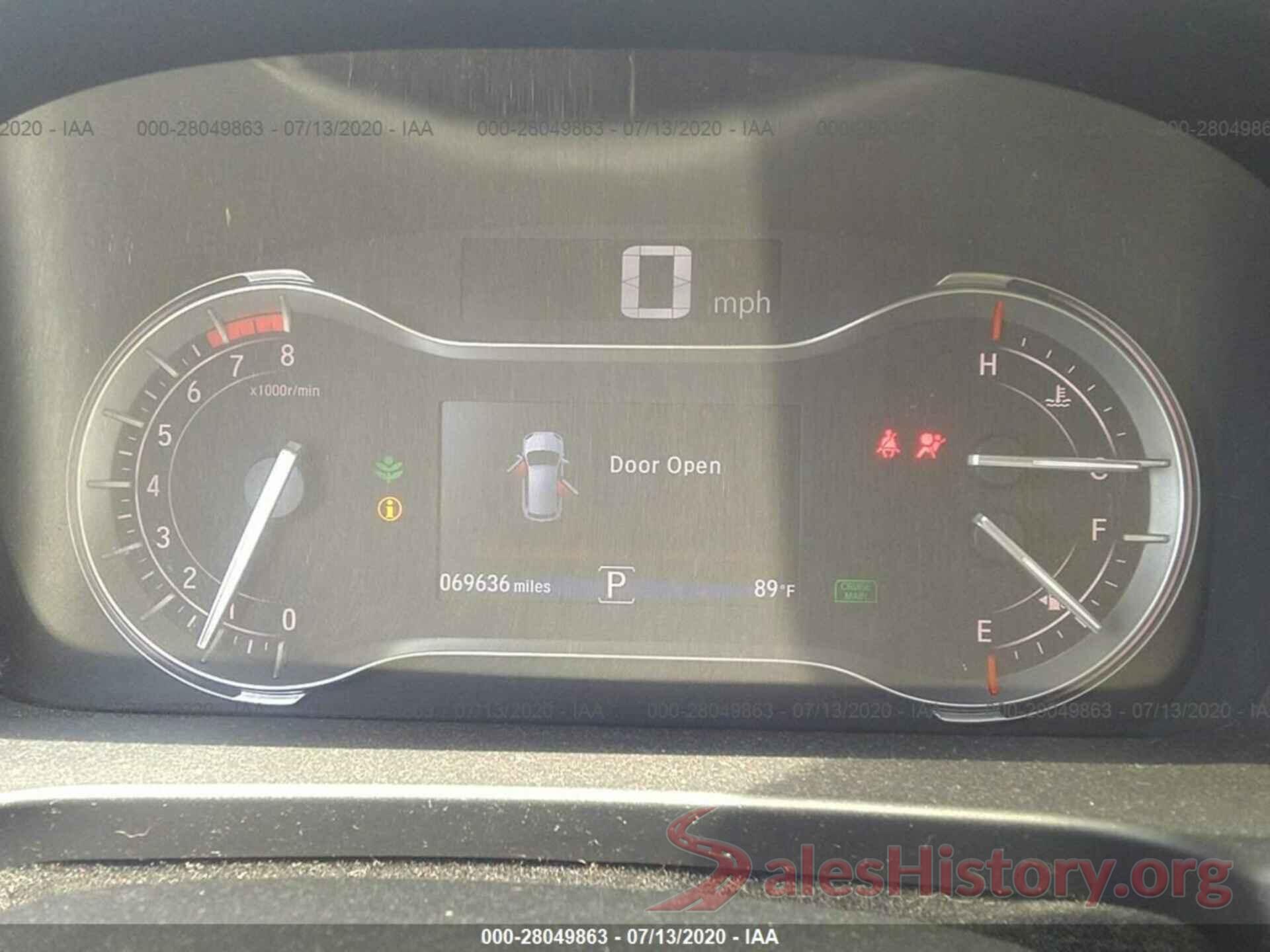 5FNYF6H52GB072057 2016 HONDA PILOT