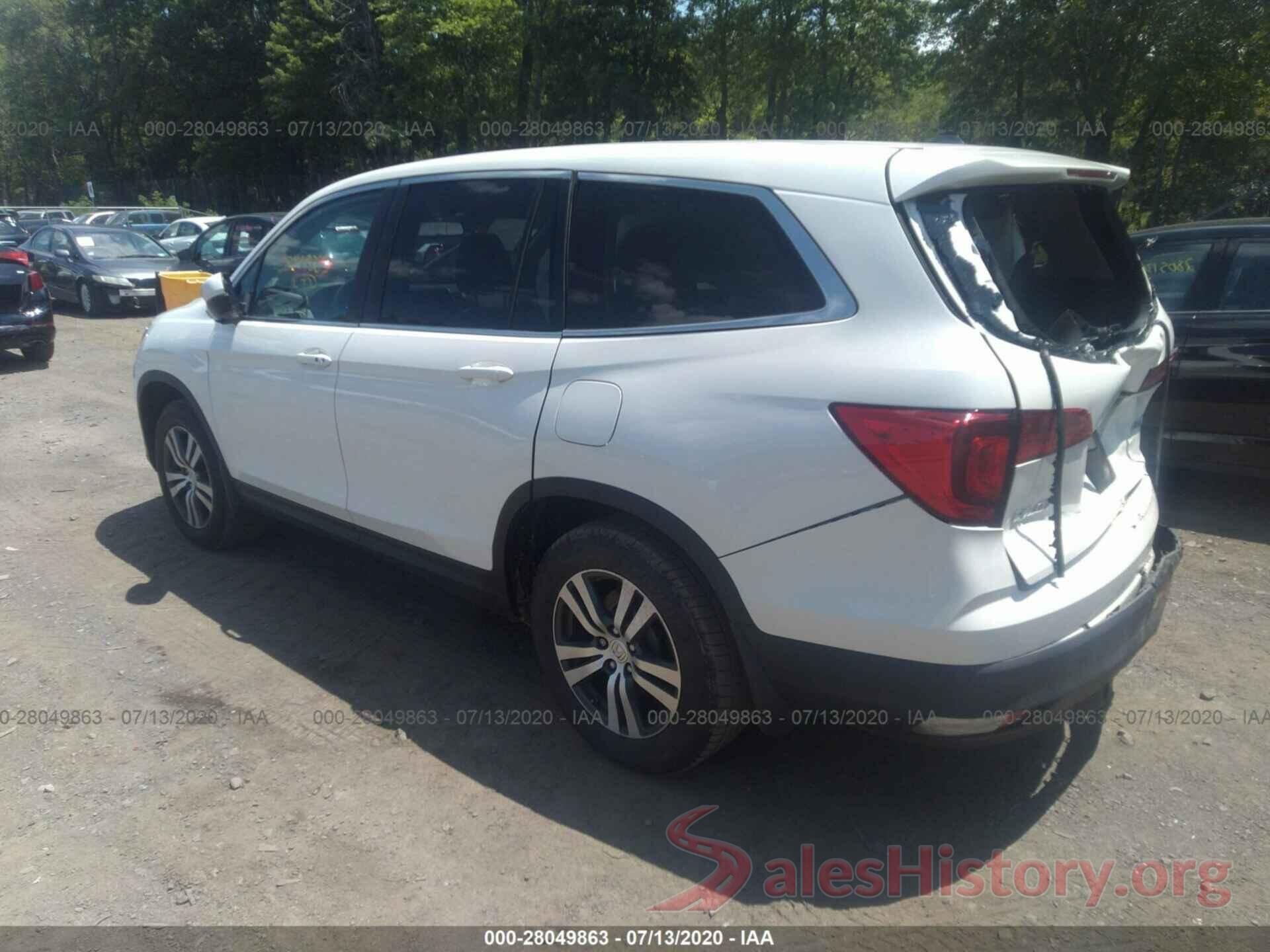 5FNYF6H52GB072057 2016 HONDA PILOT