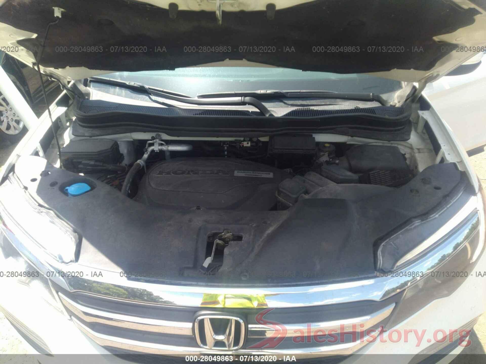 5FNYF6H52GB072057 2016 HONDA PILOT