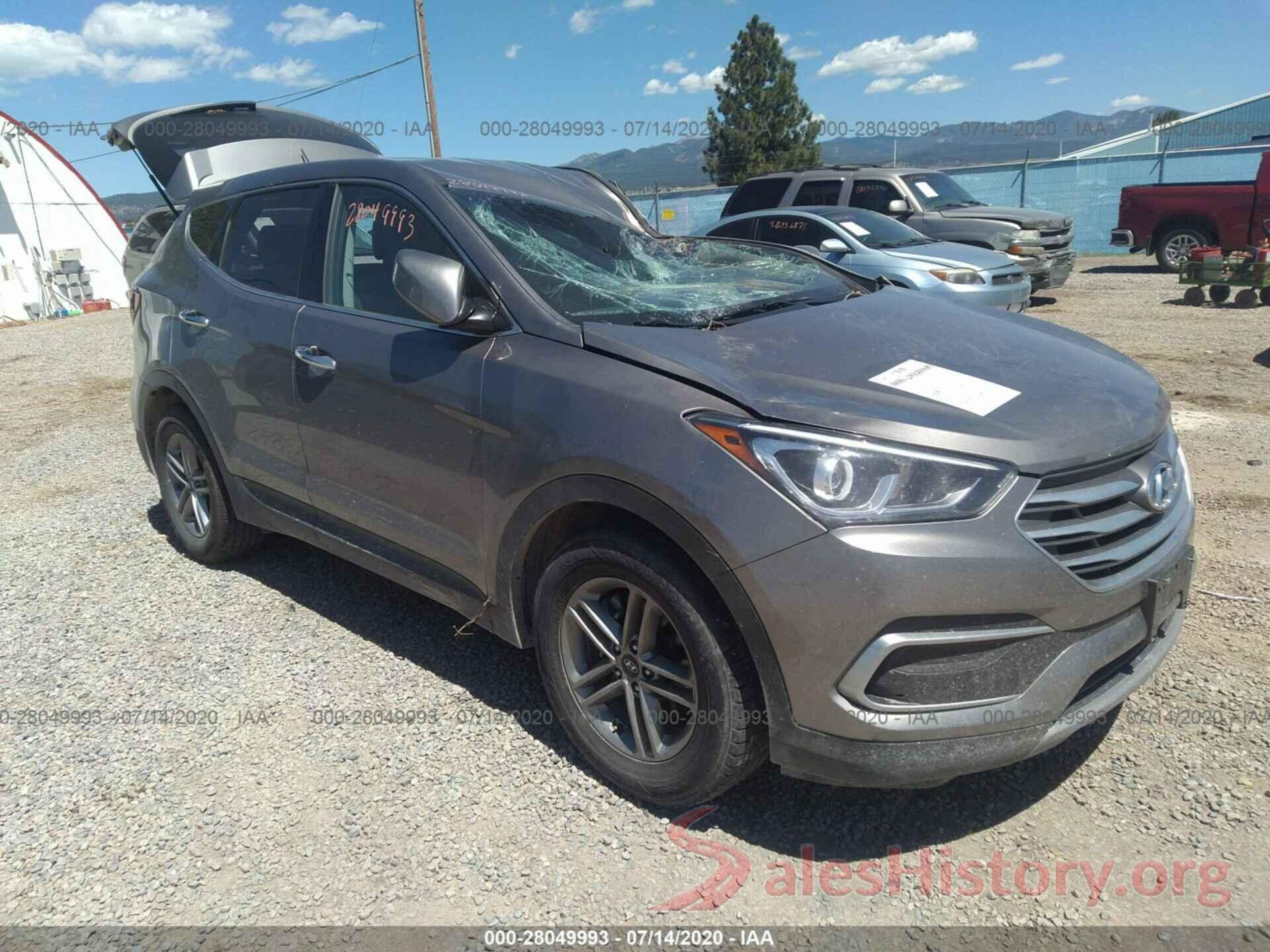 5NMZT3LB4JH095516 2018 Hyundai Santa FE Sport