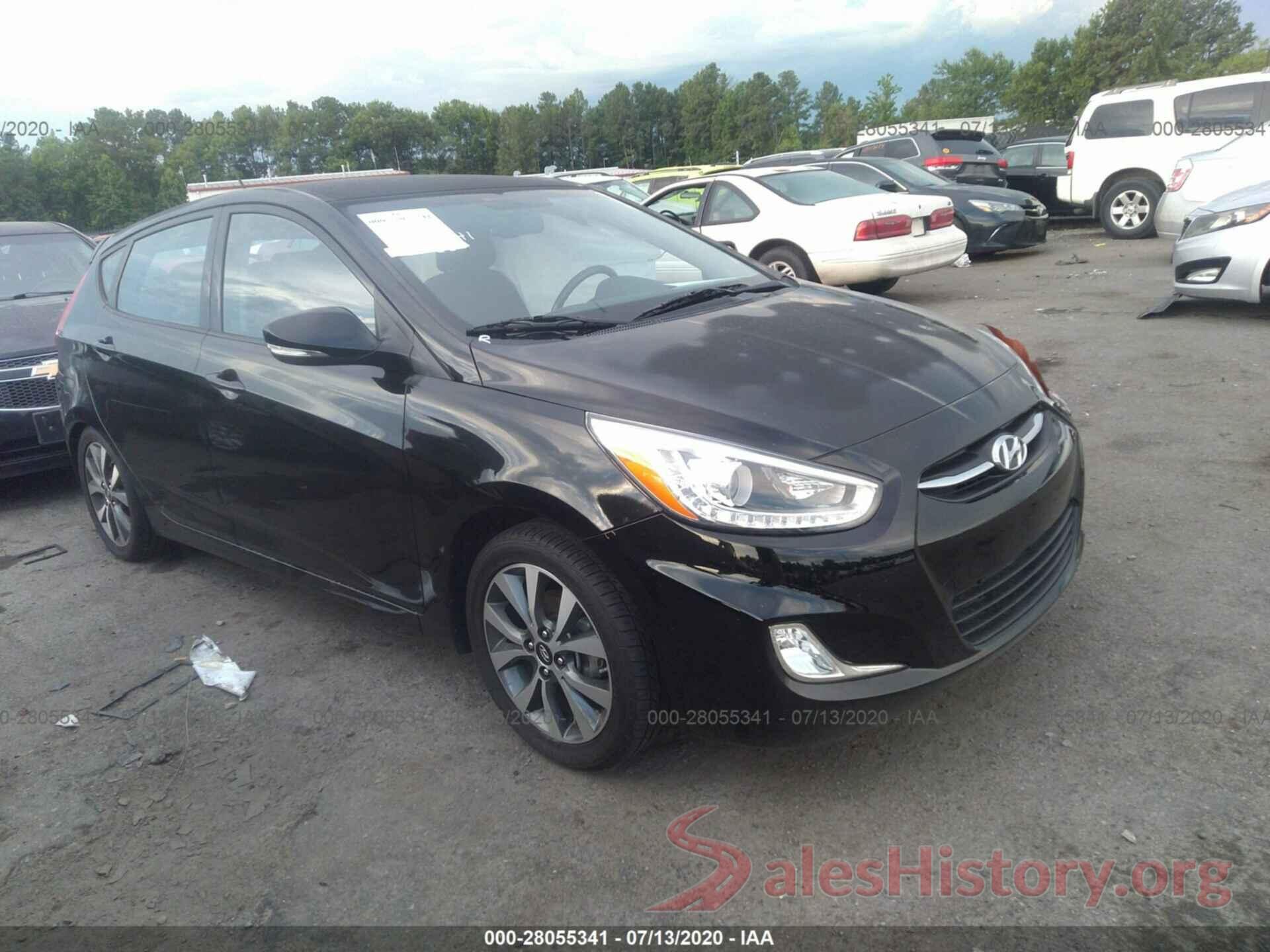 KMHCU5AE2GU246703 2016 Hyundai Accent