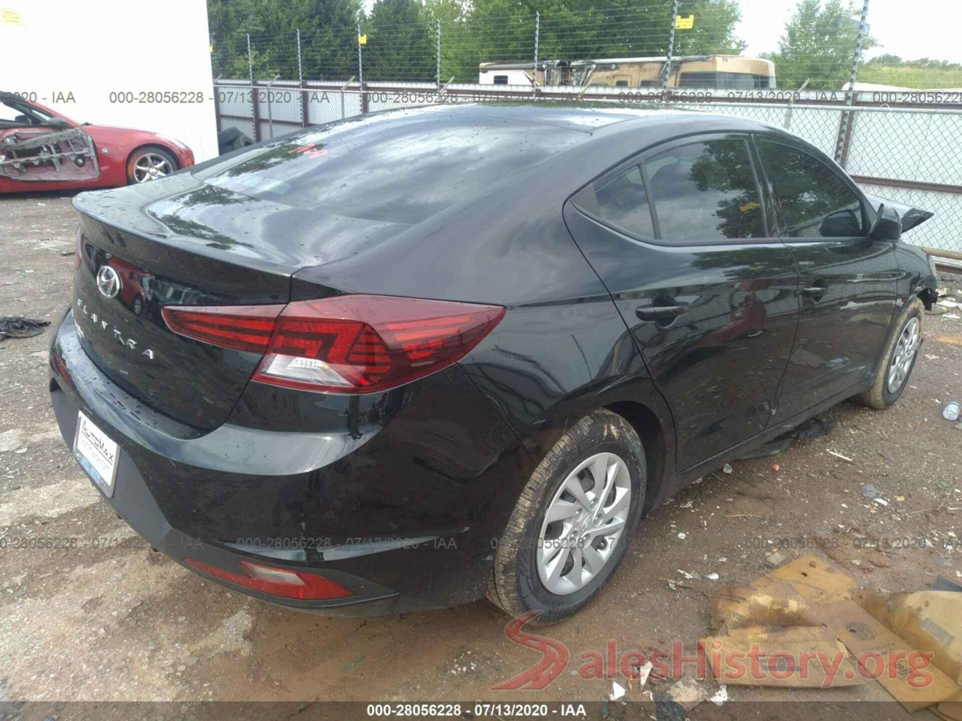 5NPD74LF5LH535384 2020 HYUNDAI ELANTRA