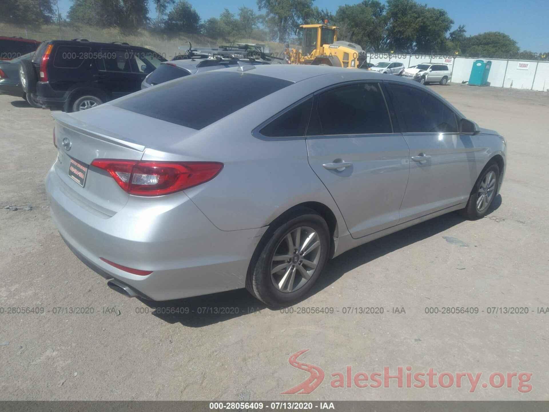 5NPE24AF3GH400545 2016 Hyundai SONATA