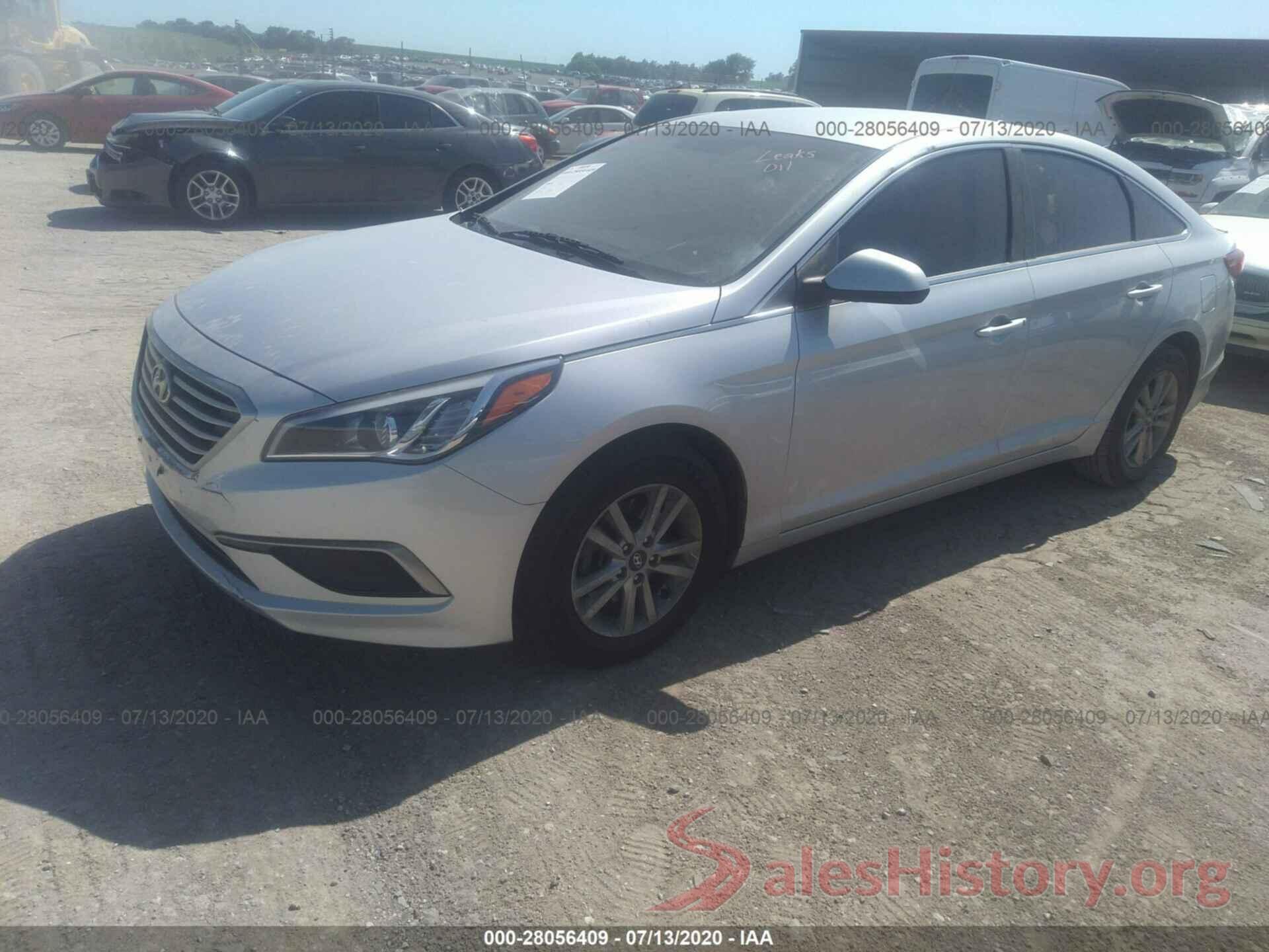 5NPE24AF3GH400545 2016 Hyundai SONATA